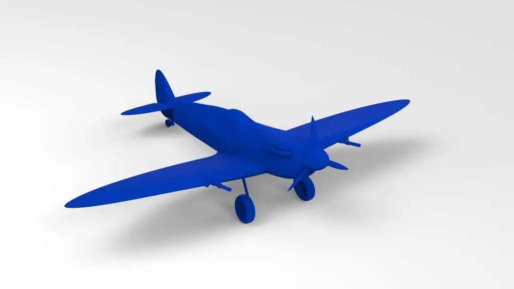 Supermarine Spitfire MkVb 3D Print 3D print model_0