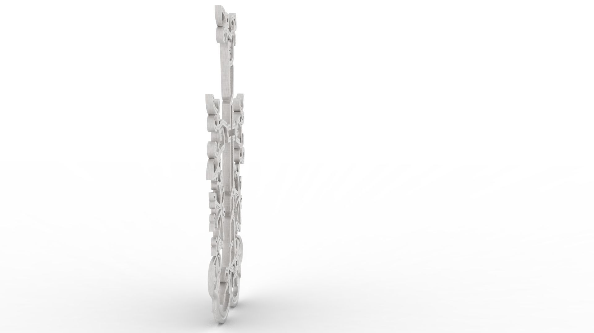 Armenian infinity cross 3D print model_2