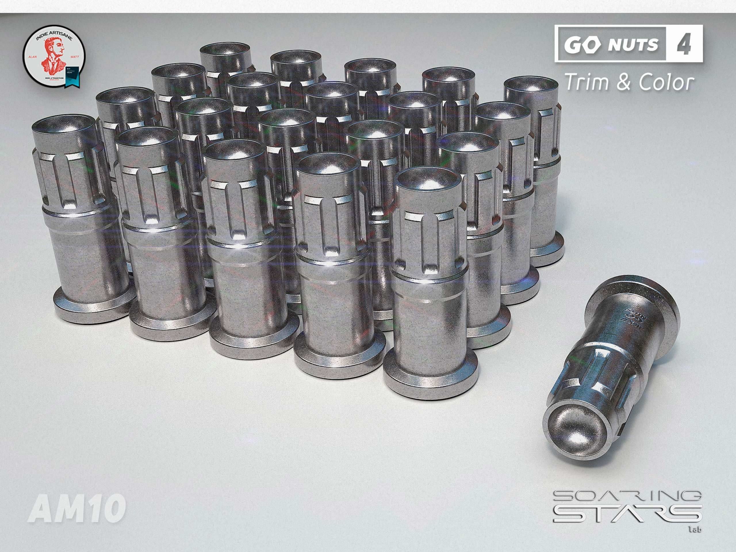 GoNuts 4 Aftermarket Trim and Color Lug Nut Customization Low-poly 3D model_28
