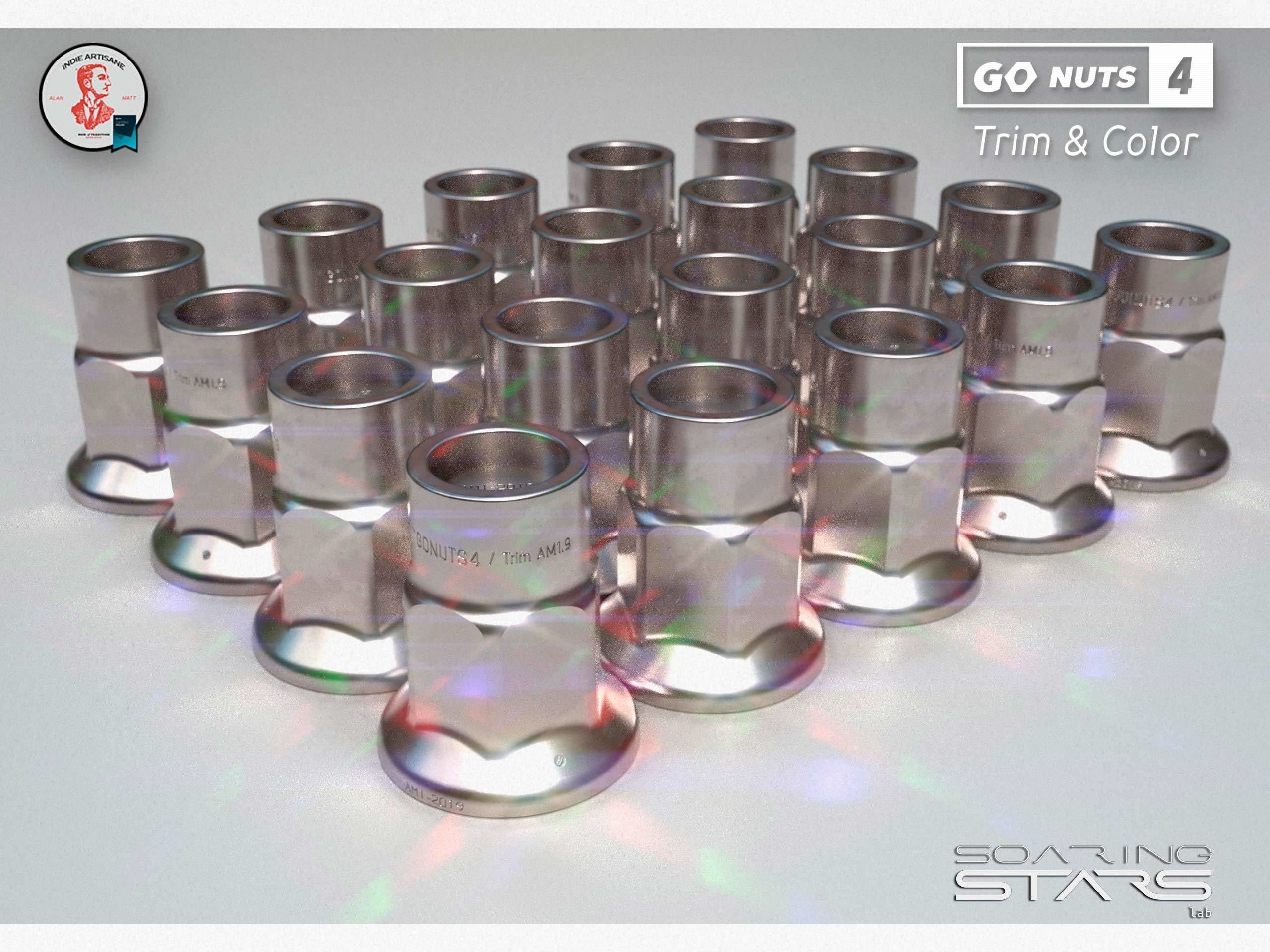 GoNuts 4 Aftermarket Trim and Color Lug Nut Customization Low-poly 3D model_6