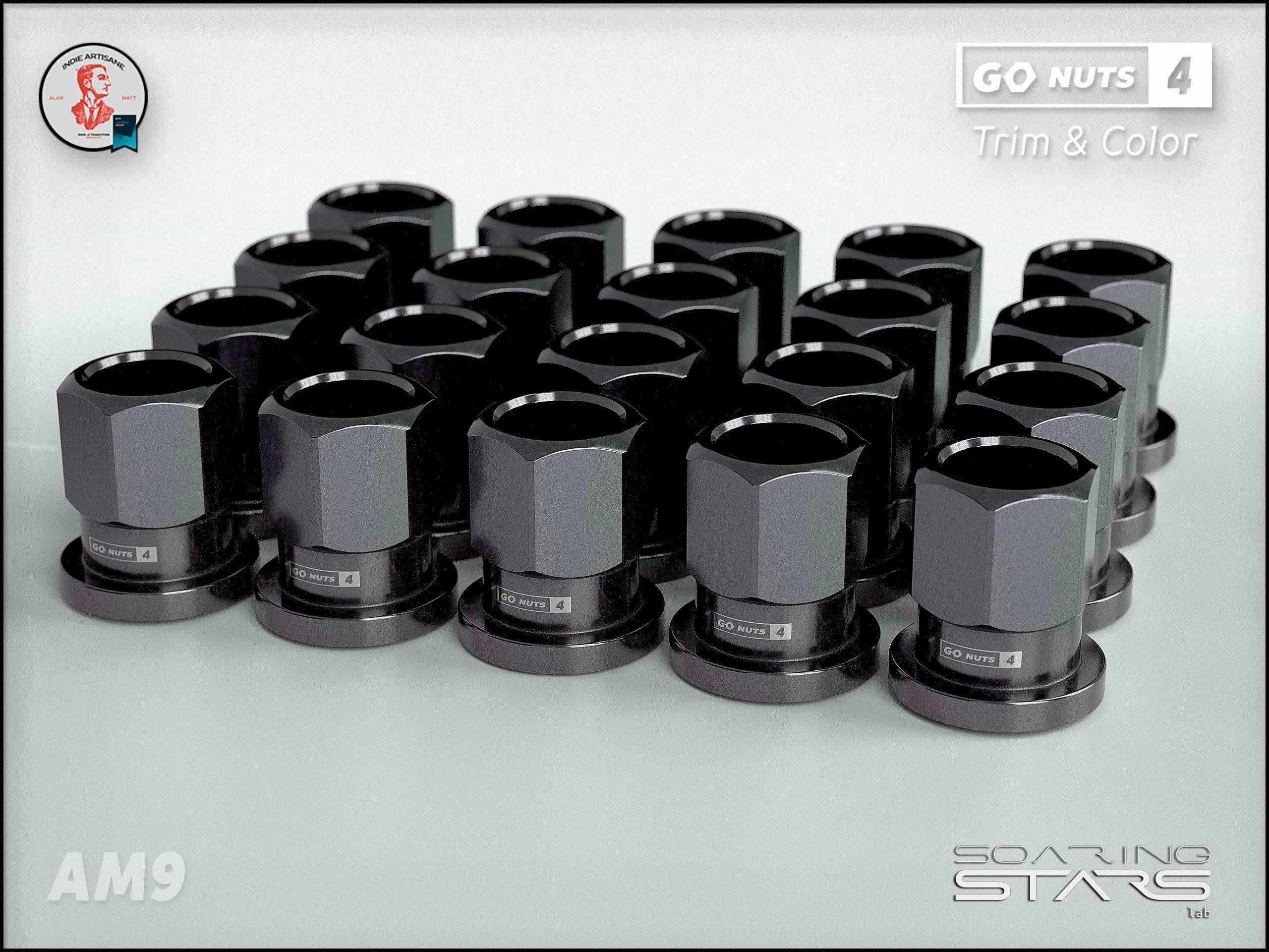 GoNuts 4 Aftermarket Trim and Color Lug Nut Customization Low-poly 3D model_4
