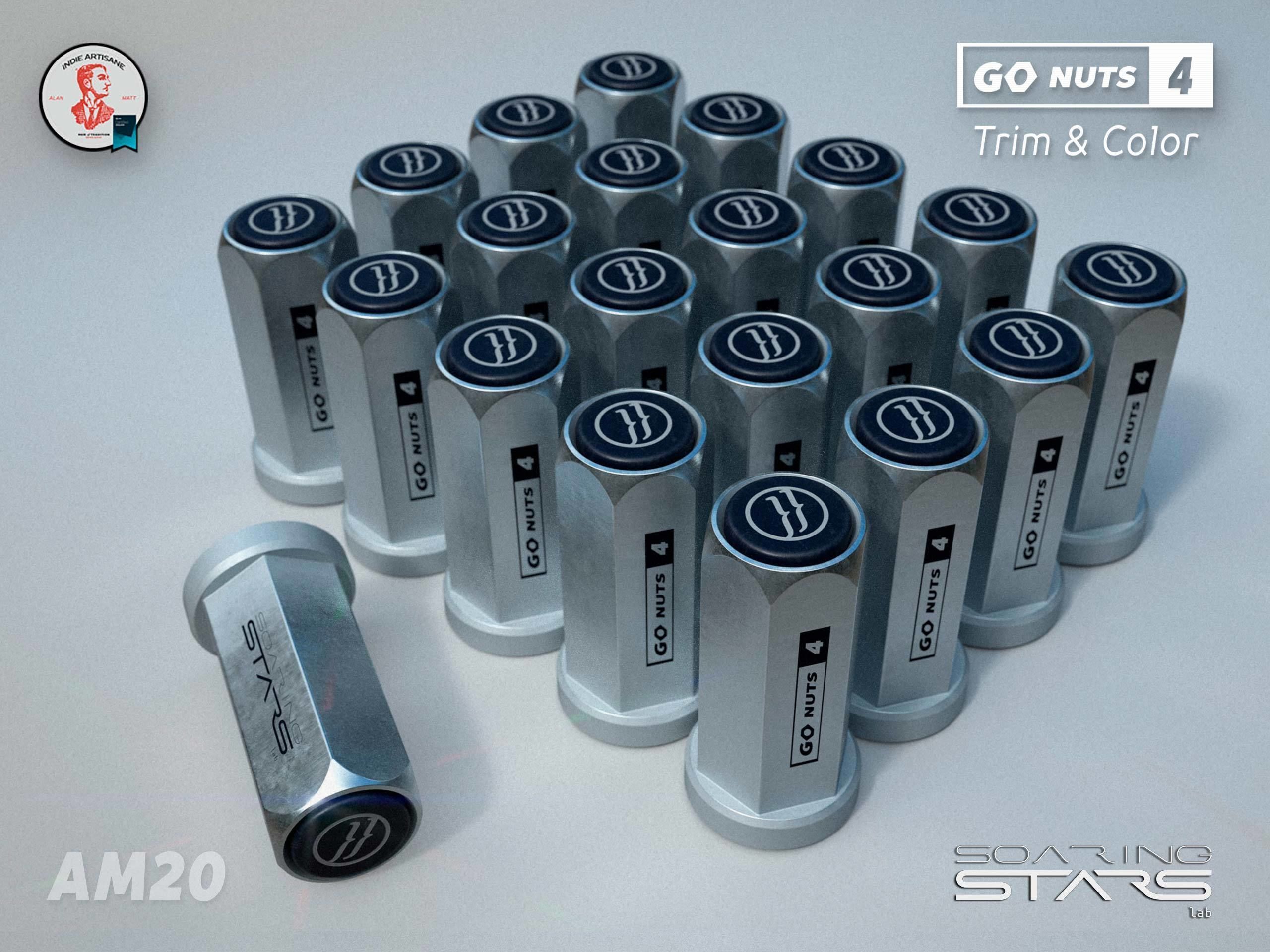 GoNuts 4 Aftermarket Trim and Color Lug Nut Customization Low-poly 3D model_41