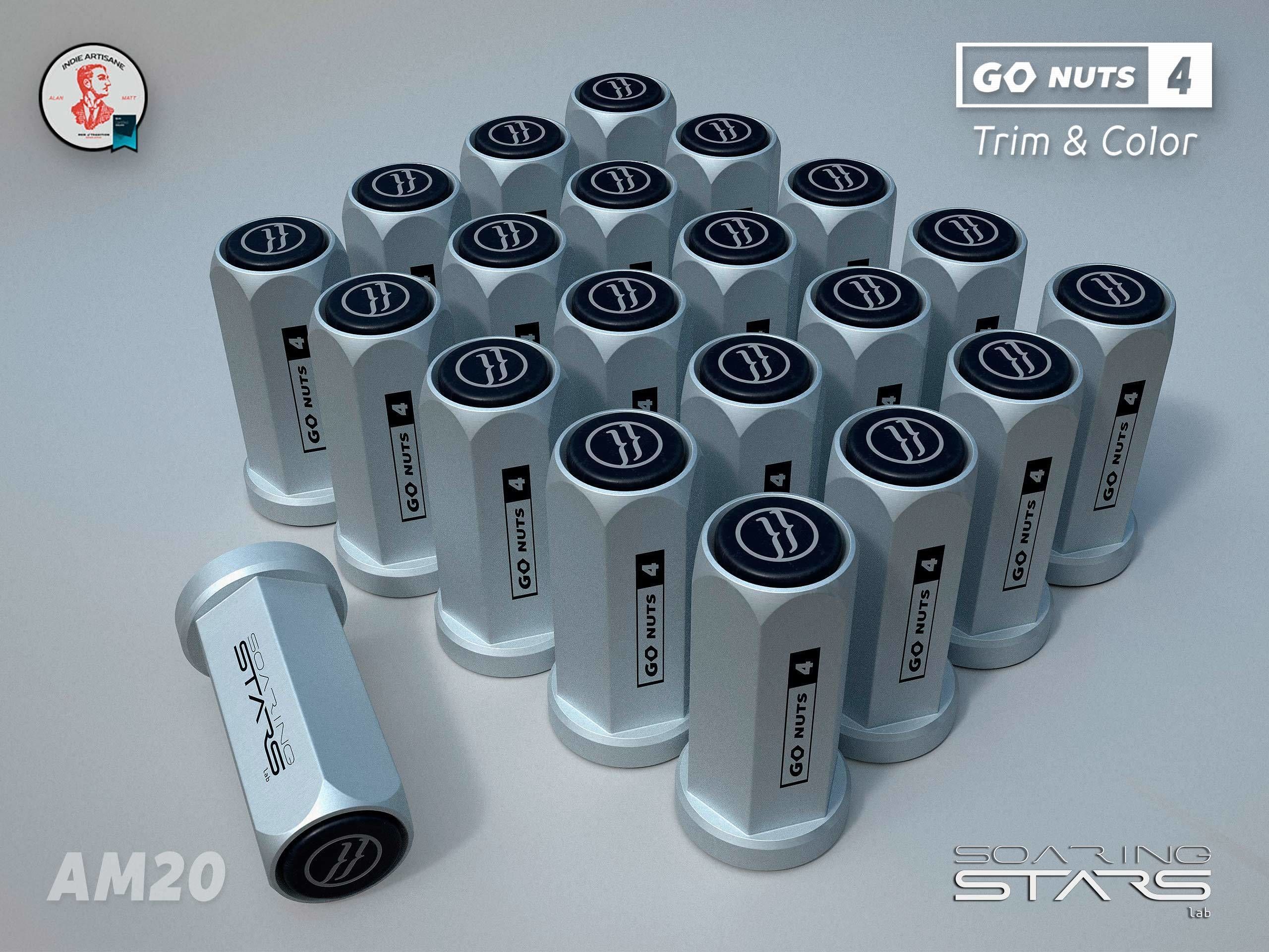 GoNuts 4 Aftermarket Trim and Color Lug Nut Customization Low-poly 3D model_43