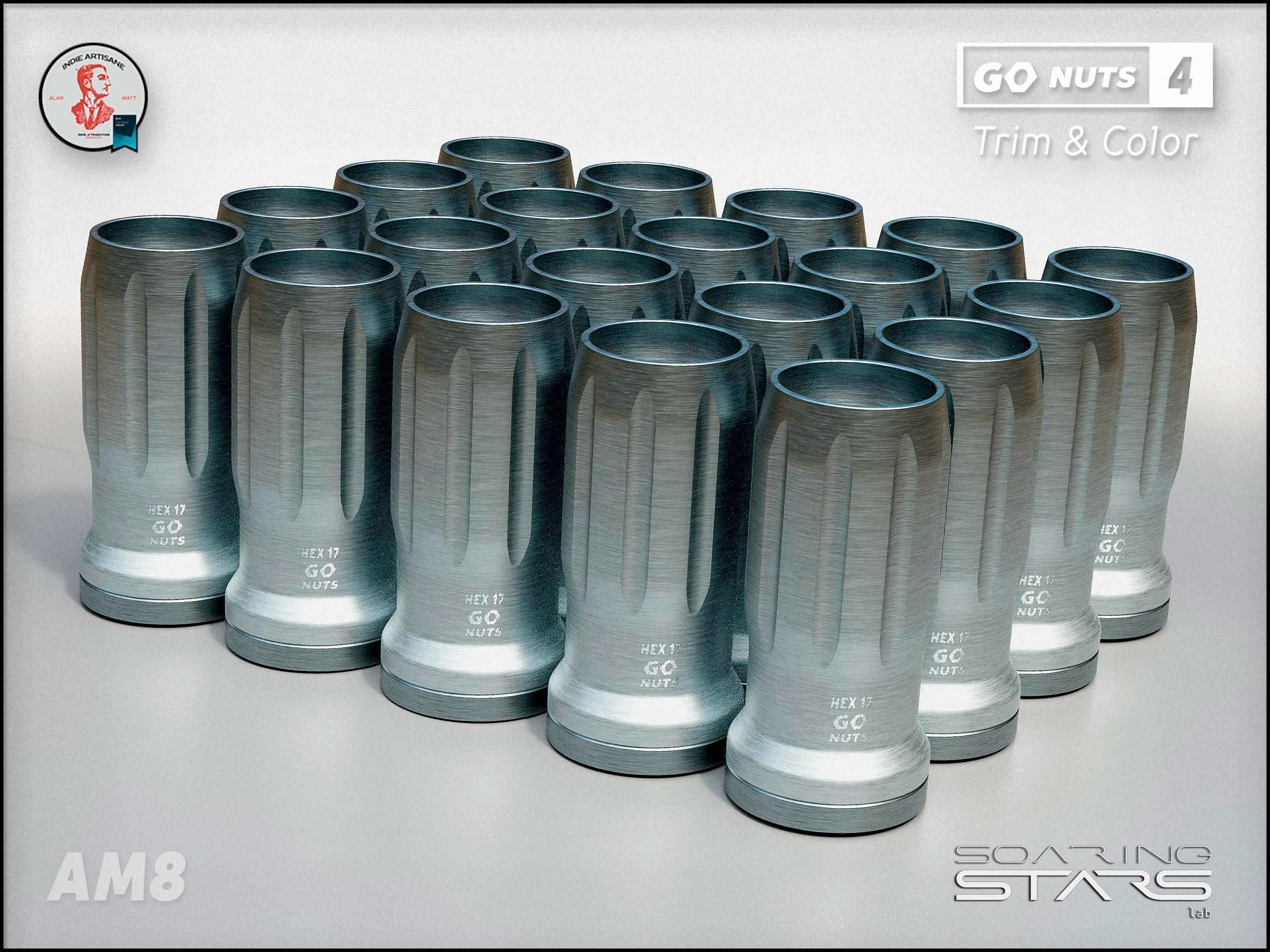 GoNuts 4 Aftermarket Trim and Color Lug Nut Customization Low-poly 3D model_17