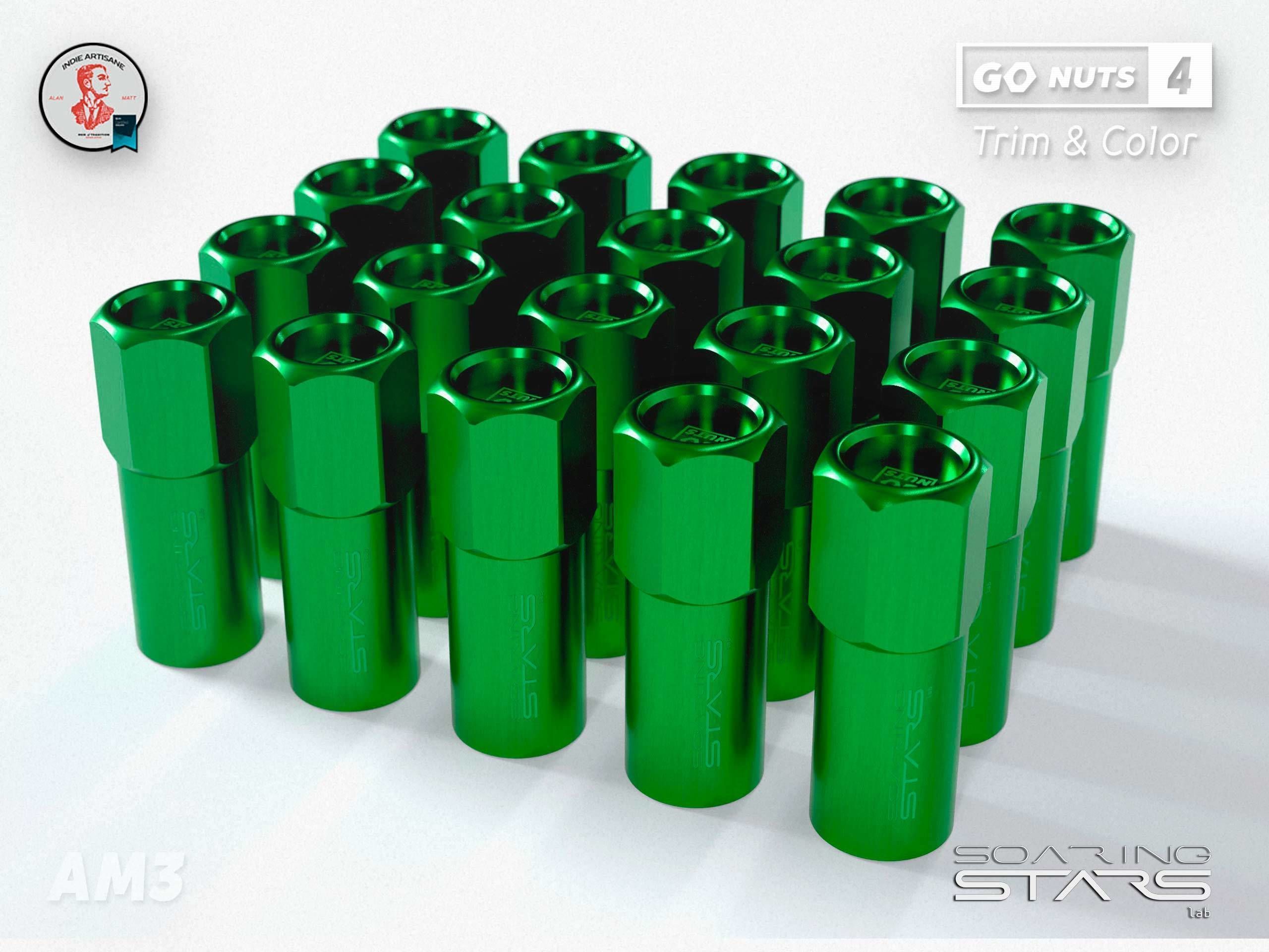 GoNuts 4 Aftermarket Trim and Color Lug Nut Customization Low-poly 3D model_10