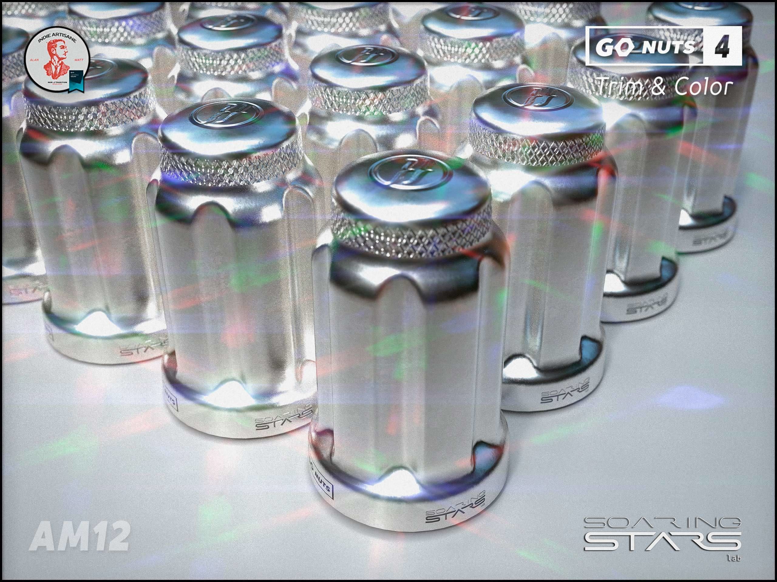GoNuts 4 Aftermarket Trim and Color Lug Nut Customization Low-poly 3D model_30