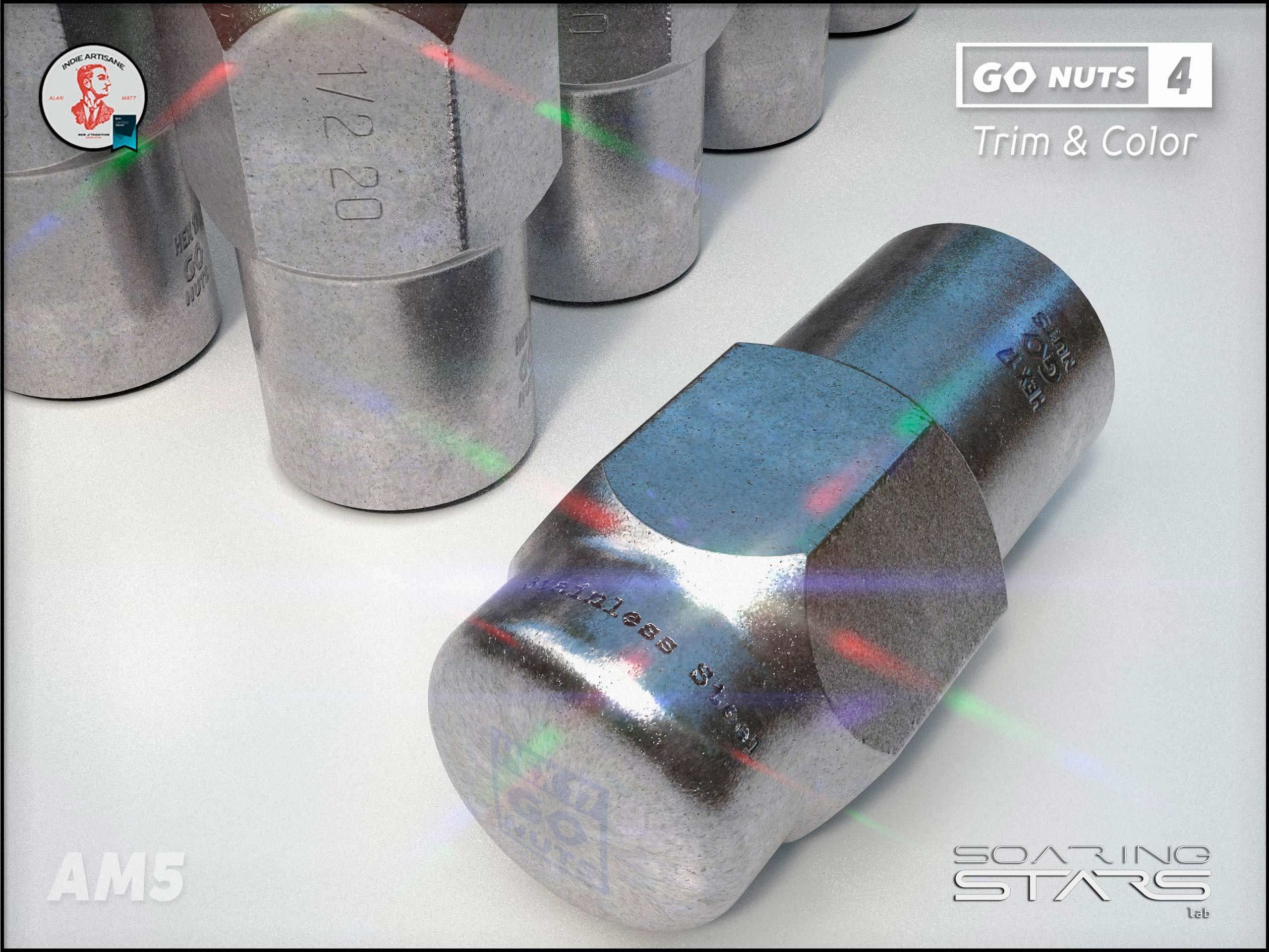 GoNuts 4 Aftermarket Trim and Color Lug Nut Customization Low-poly 3D model_20