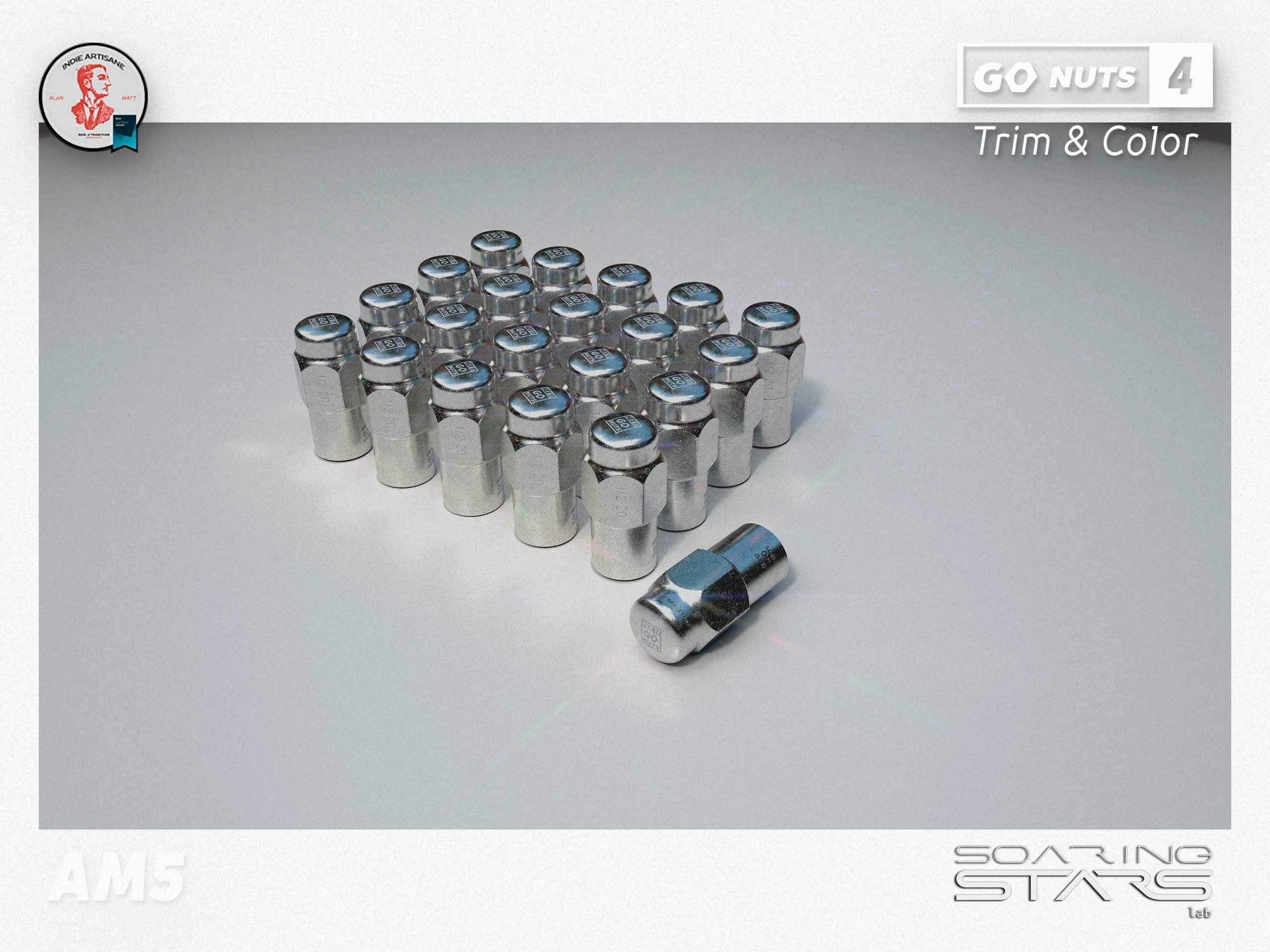 GoNuts 4 Aftermarket Trim and Color Lug Nut Customization Low-poly 3D model_19