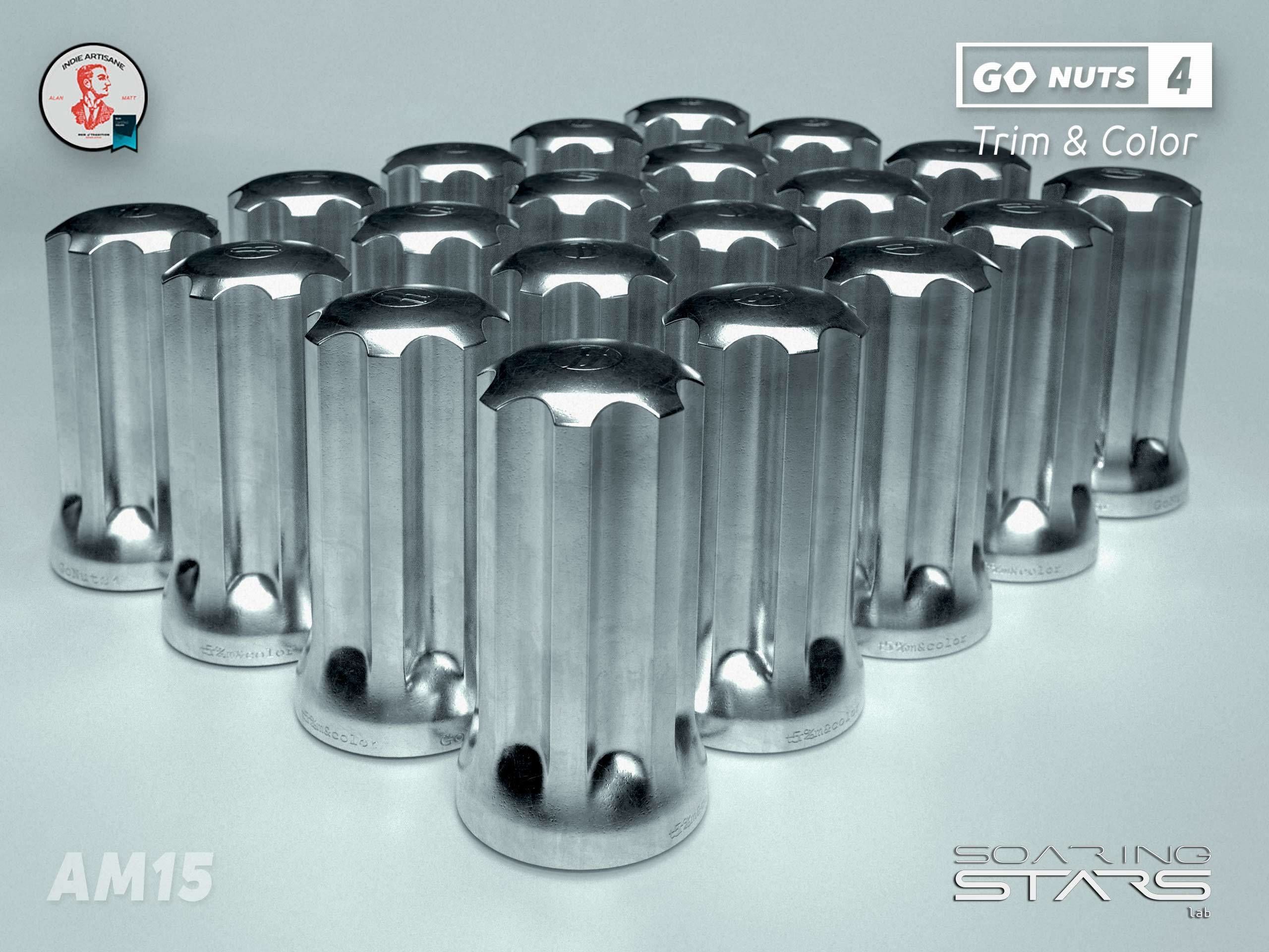 GoNuts 4 Aftermarket Trim and Color Lug Nut Customization Low-poly 3D model_35