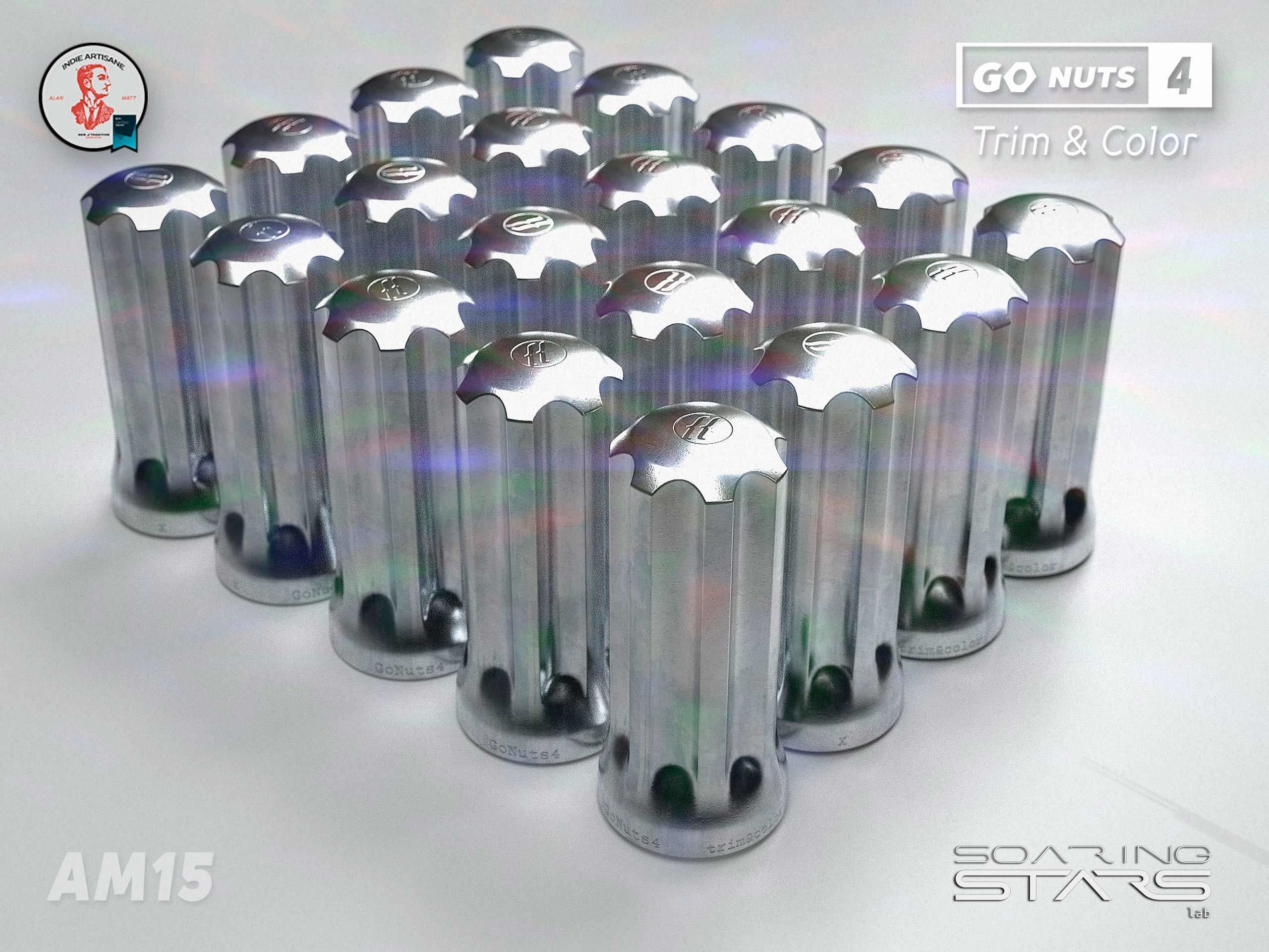 GoNuts 4 Aftermarket Trim and Color Lug Nut Customization Low-poly 3D model_34