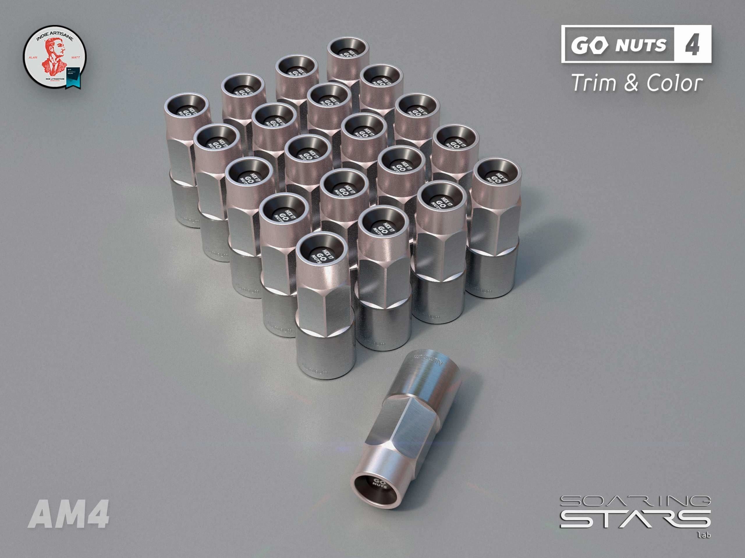 GoNuts 4 Aftermarket Trim and Color Lug Nut Customization Low-poly 3D model_12