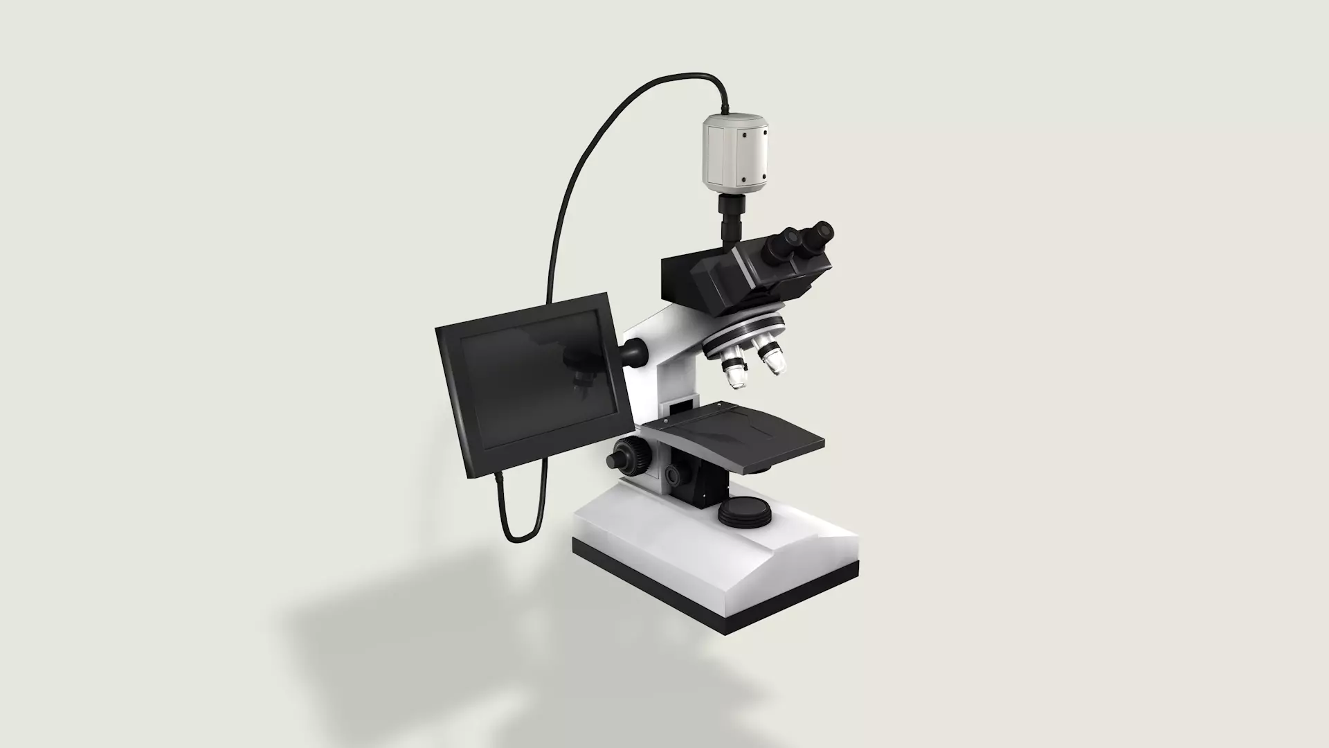 Microscope 3D model