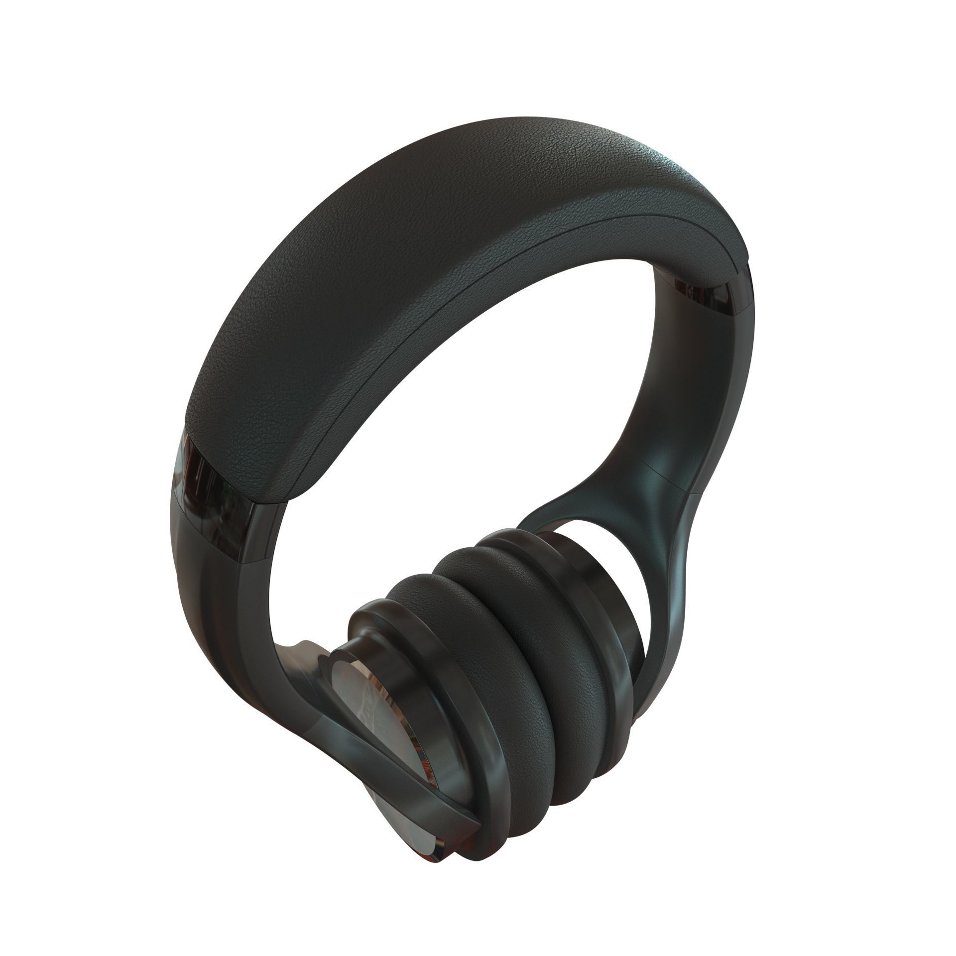 Headphones Wireless INDA DA998 Low-poly 3D model_18