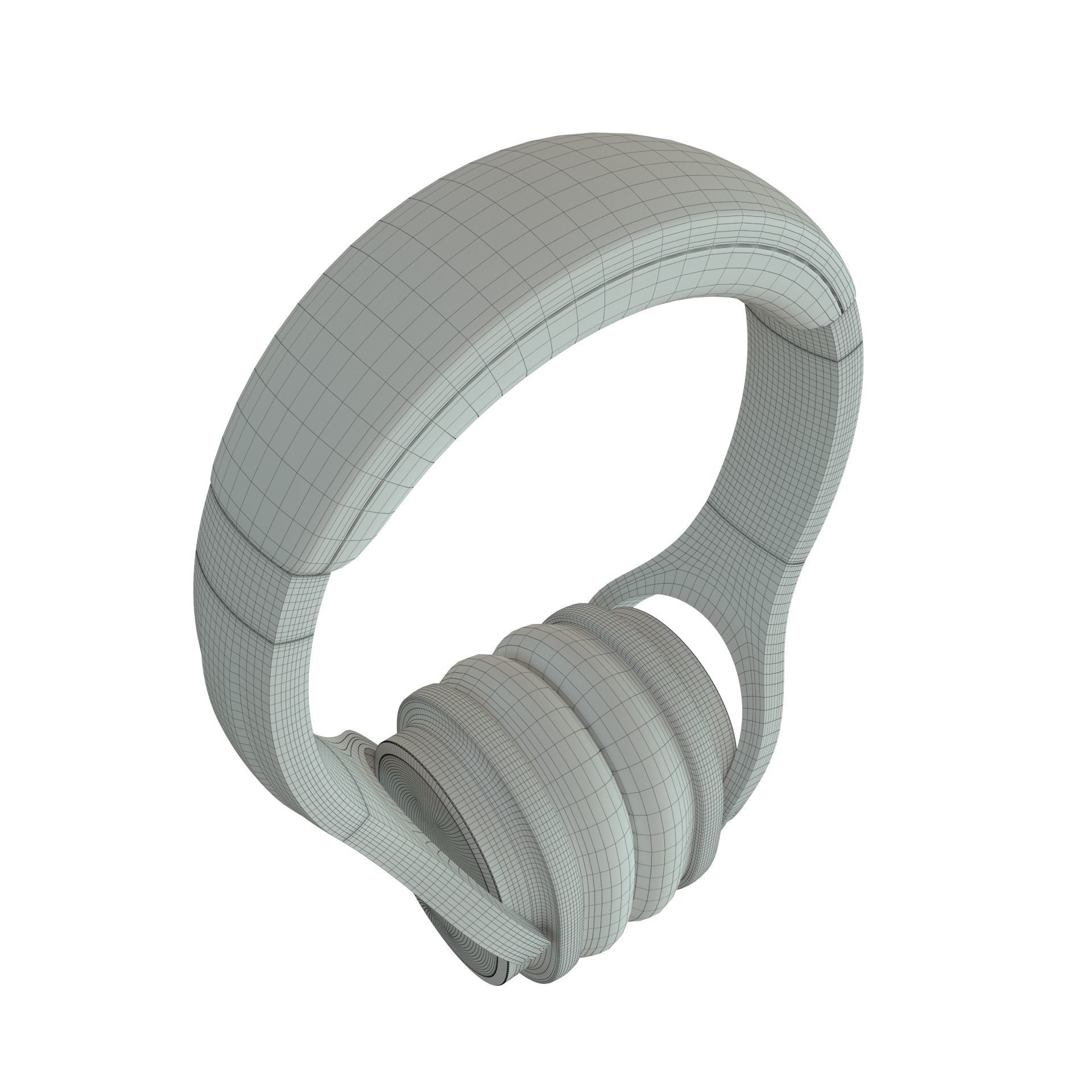 Headphones Wireless INDA DA998 Low-poly 3D model_19