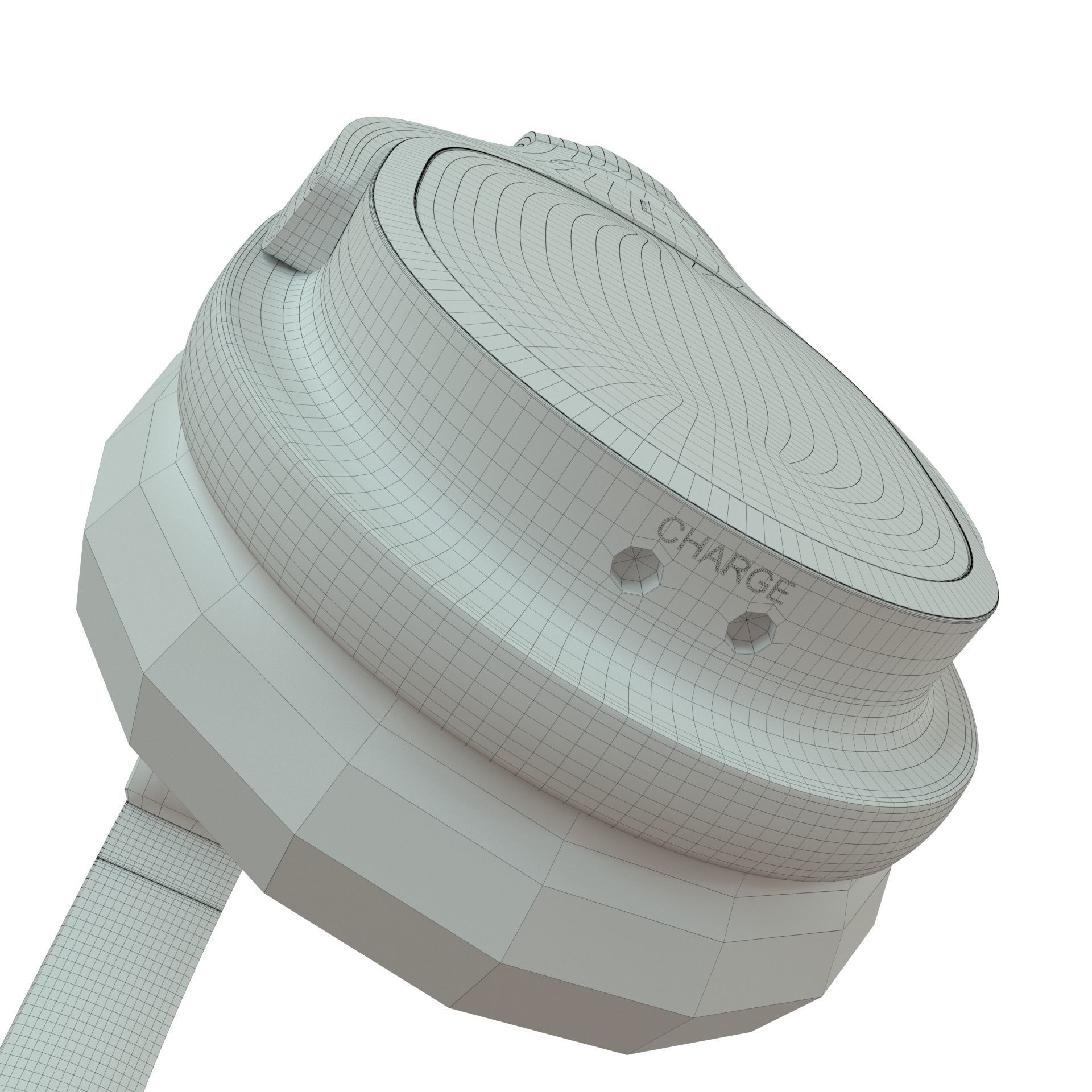 Headphones Wireless INDA DA998 Low-poly 3D model_11