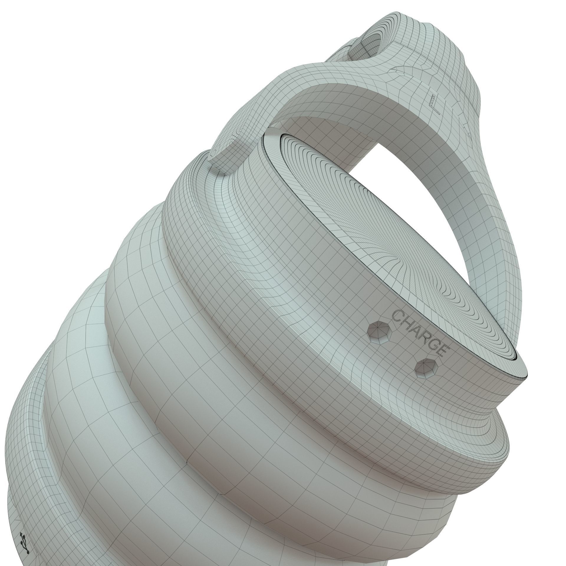 Headphones Wireless INDA DA998 Low-poly 3D model_25