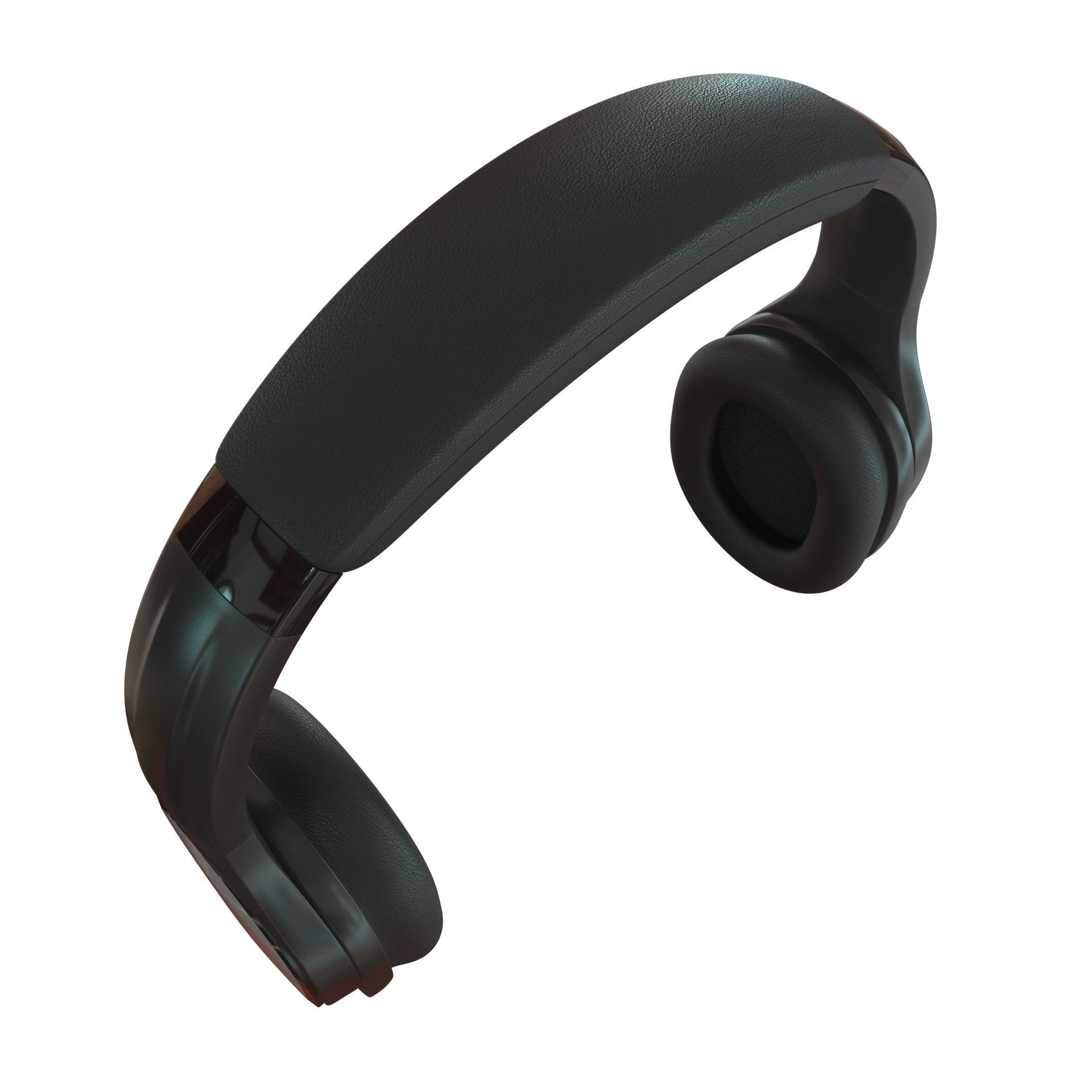 Headphones Wireless INDA DA998 Low-poly 3D model_4
