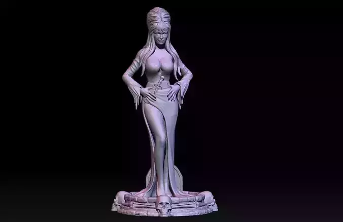Elvira Mistress of darkness 3D print model