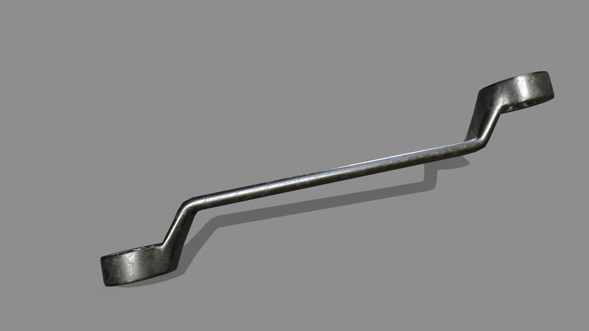 wrench Low-poly 3D model_3