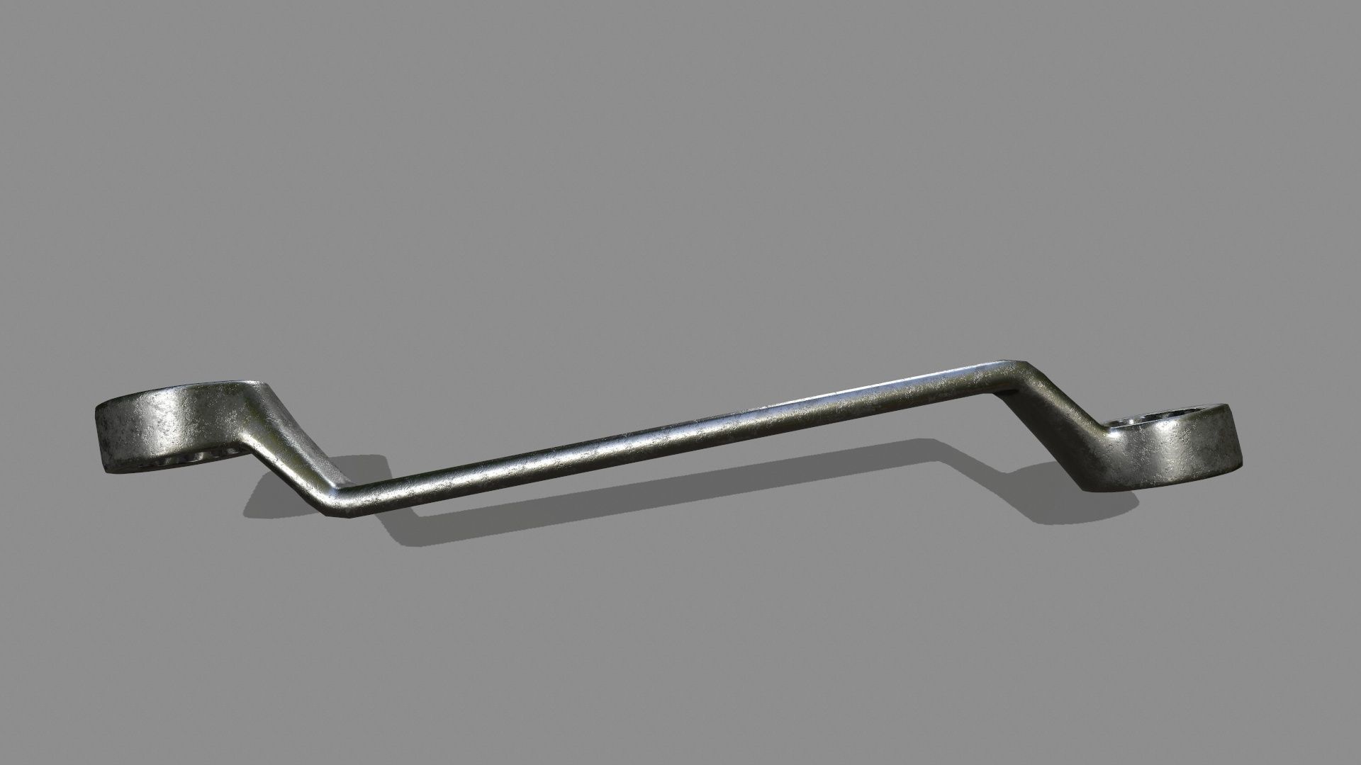 wrench Low-poly 3D model_5
