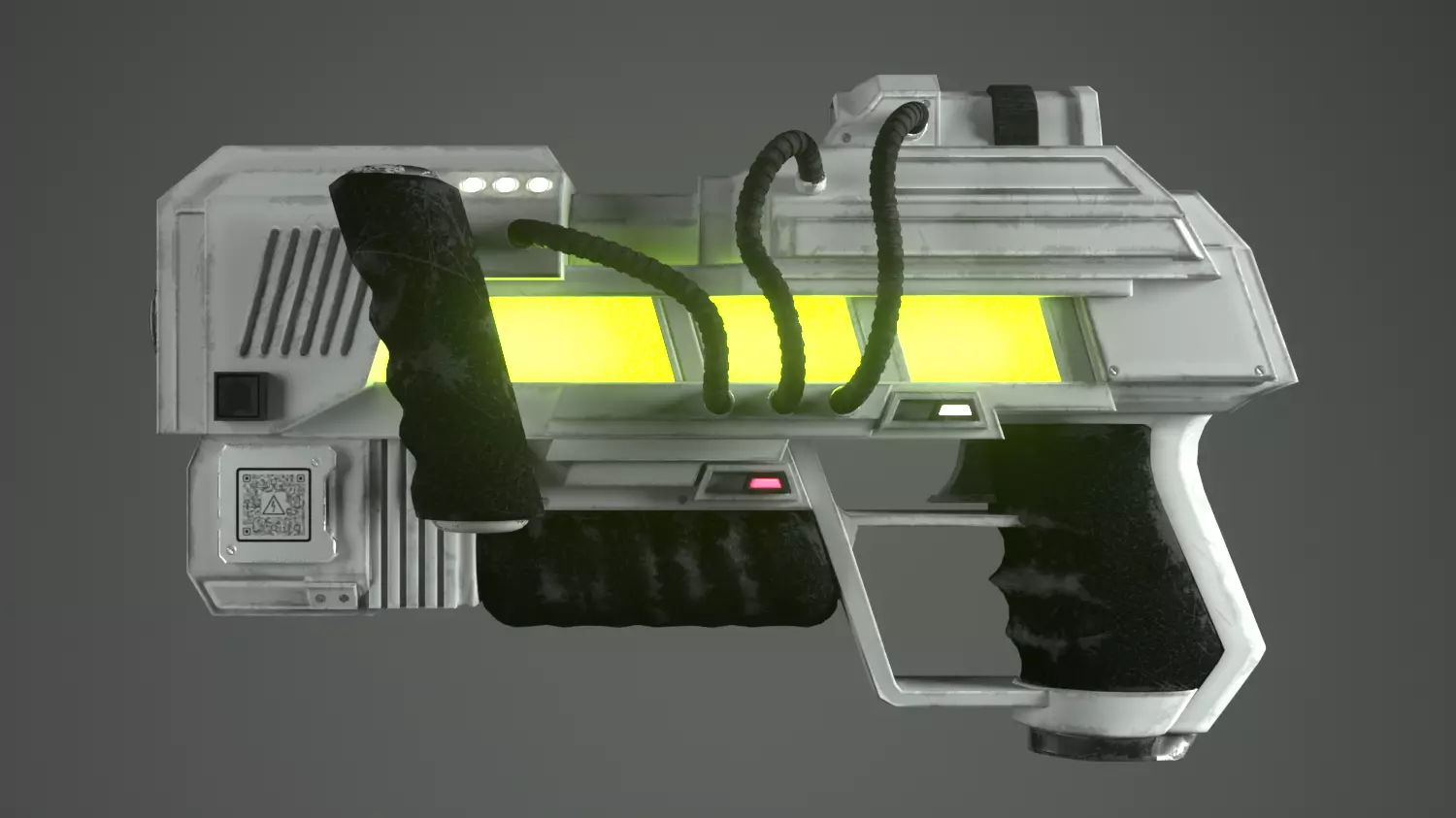 Funky Raygun Low-poly 3D model