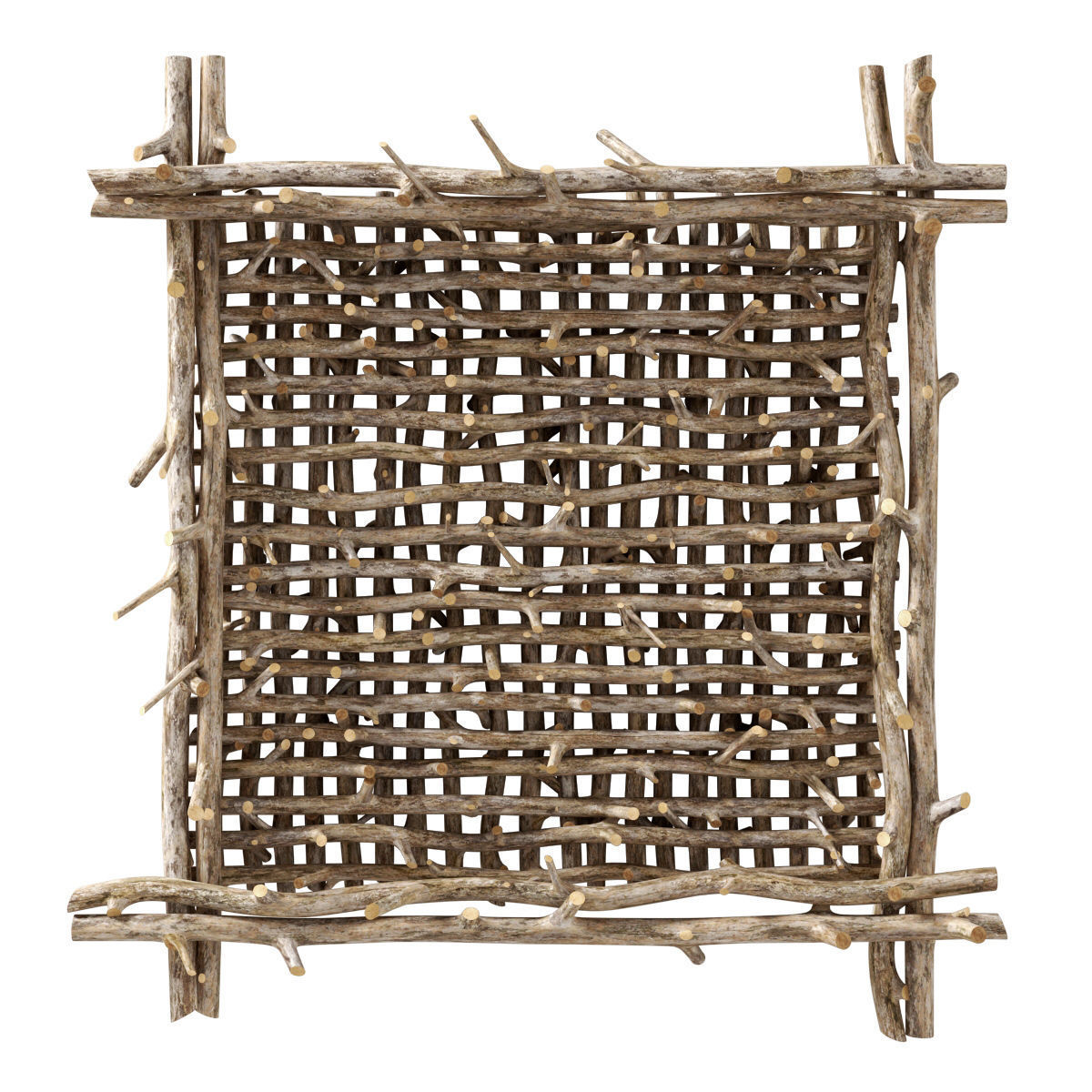 Branch thick decor fundament n2  3D model_2