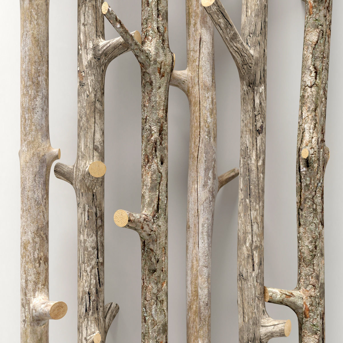 Branch thick decor fundament n2  3D model_6