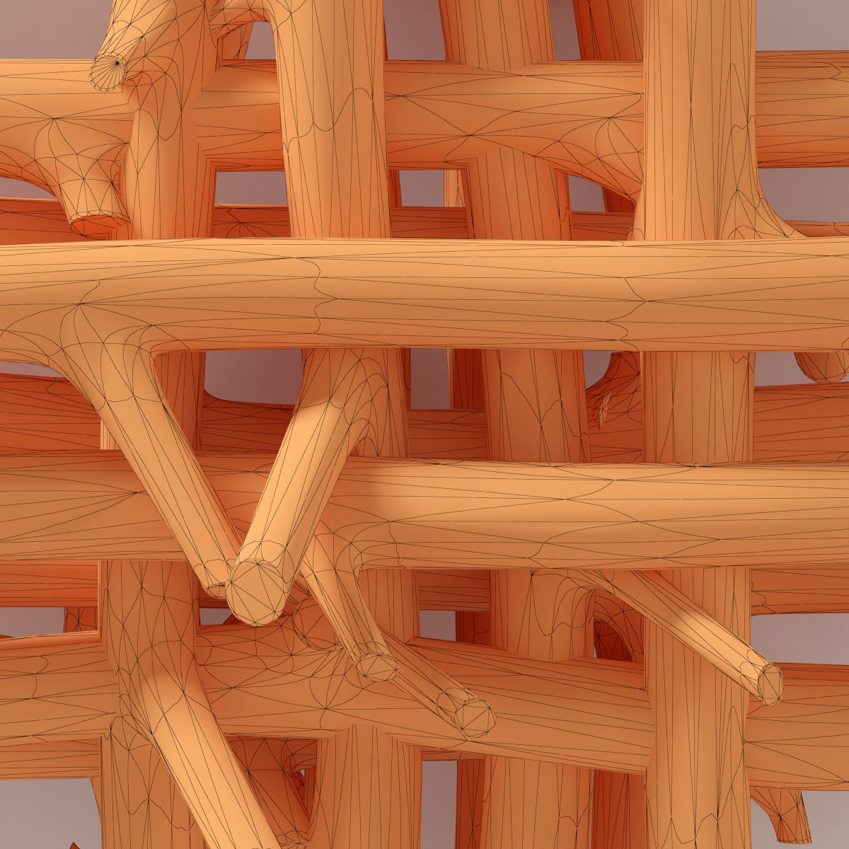 Branch thick decor fundament n2  3D model_13