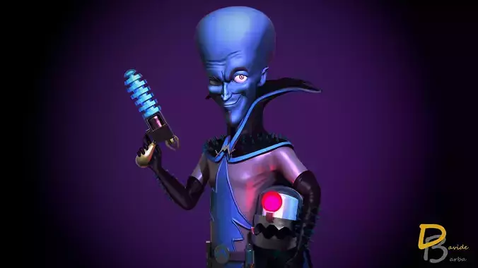 Megamind fan art 3d printable