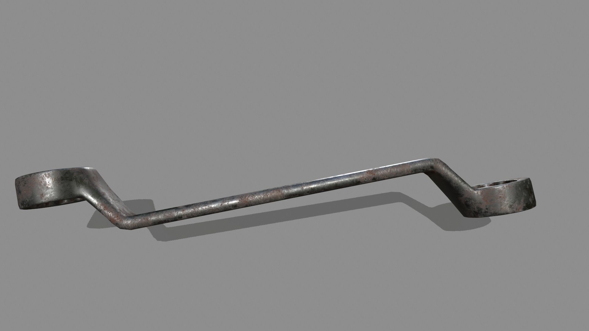 wrench Low-poly 3D model_4