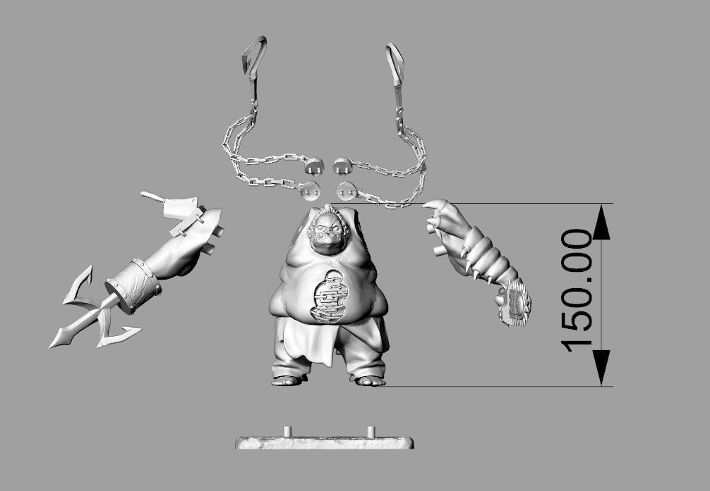 Pudge - Dota 2 3D print model 3D print model_13