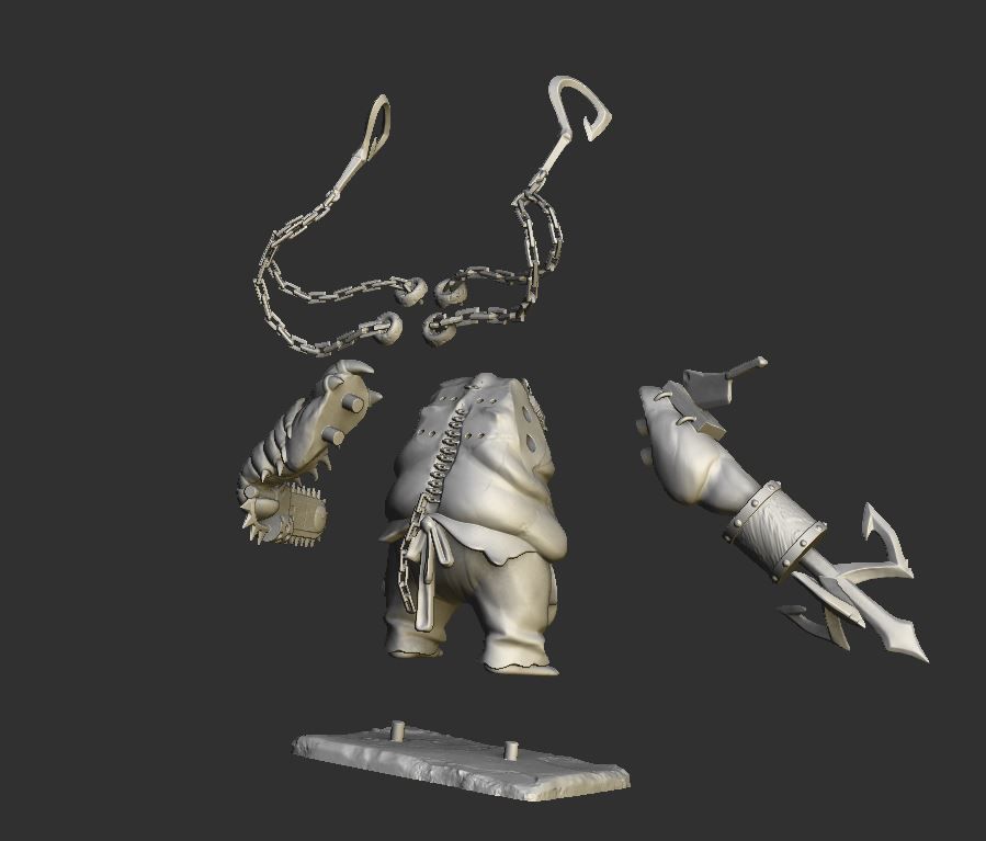 Pudge - Dota 2 3D print model 3D print model_11