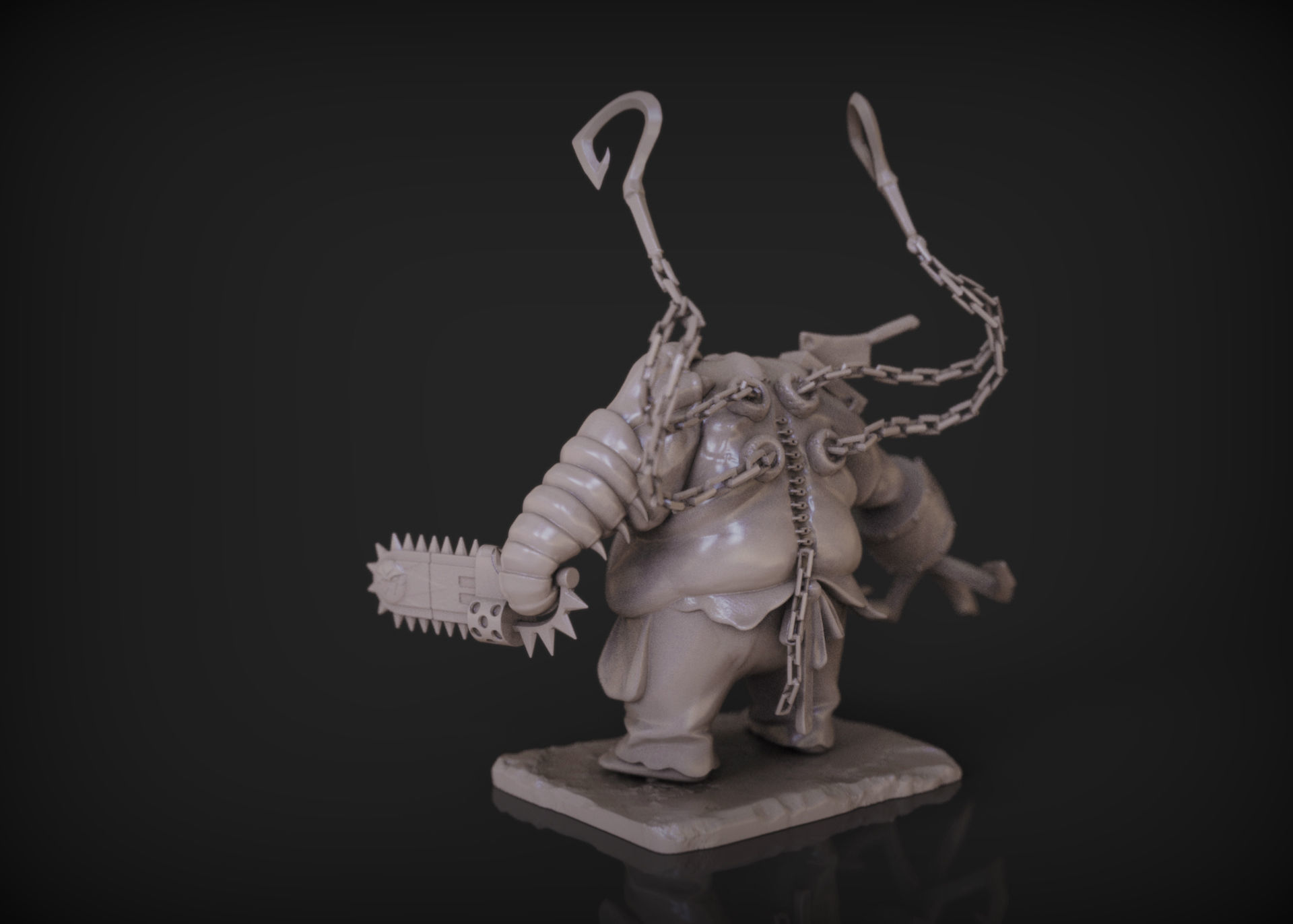Pudge - Dota 2 3D print model 3D print model_2