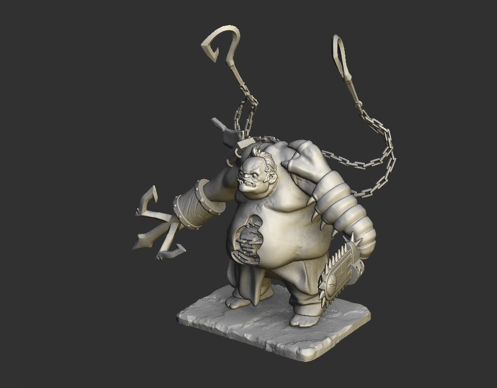 Pudge - Dota 2 3D print model 3D print model_8