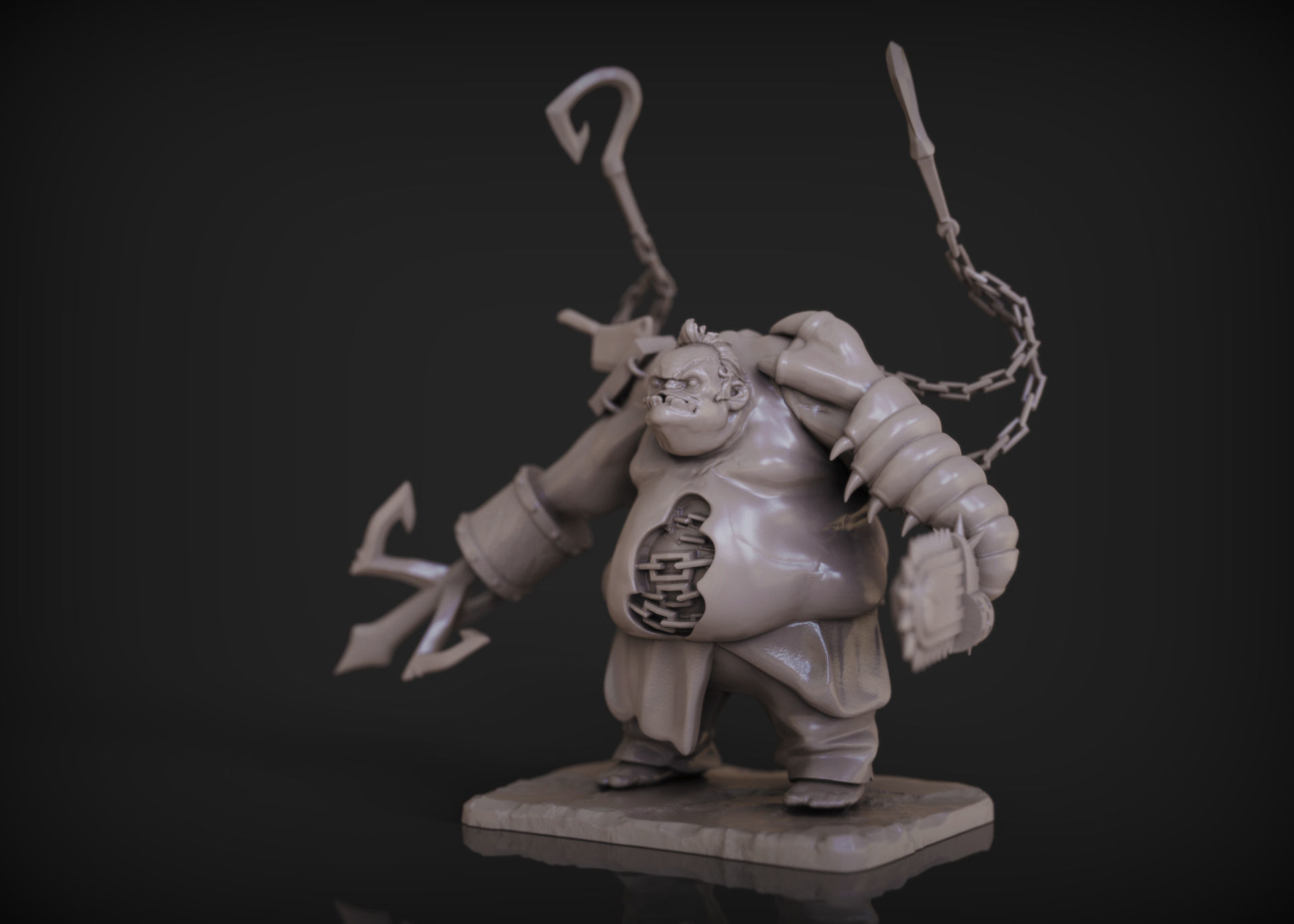 Pudge - Dota 2 3D print model 3D print model_1