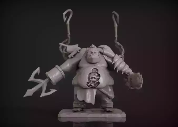Pudge - Dota 2 3D print model