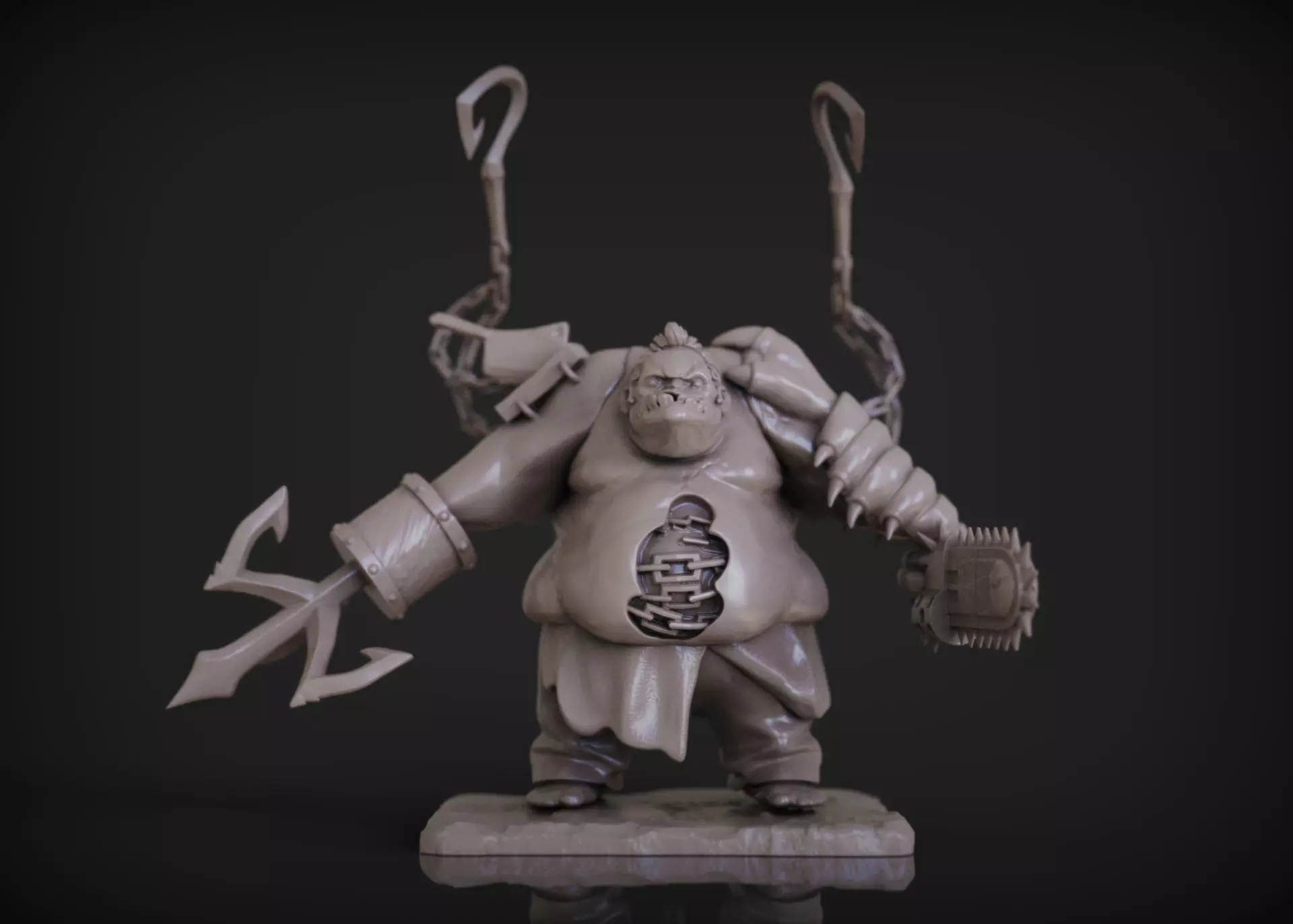 Pudge - Dota 2 3D print model 3D print model_0