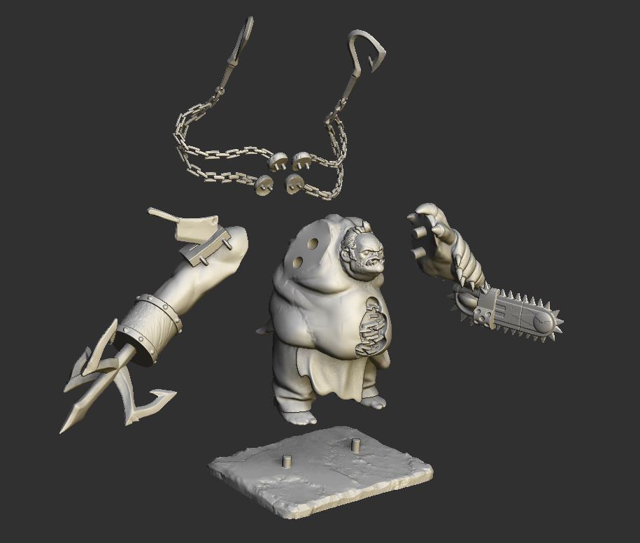 Pudge - Dota 2 3D print model 3D print model_10