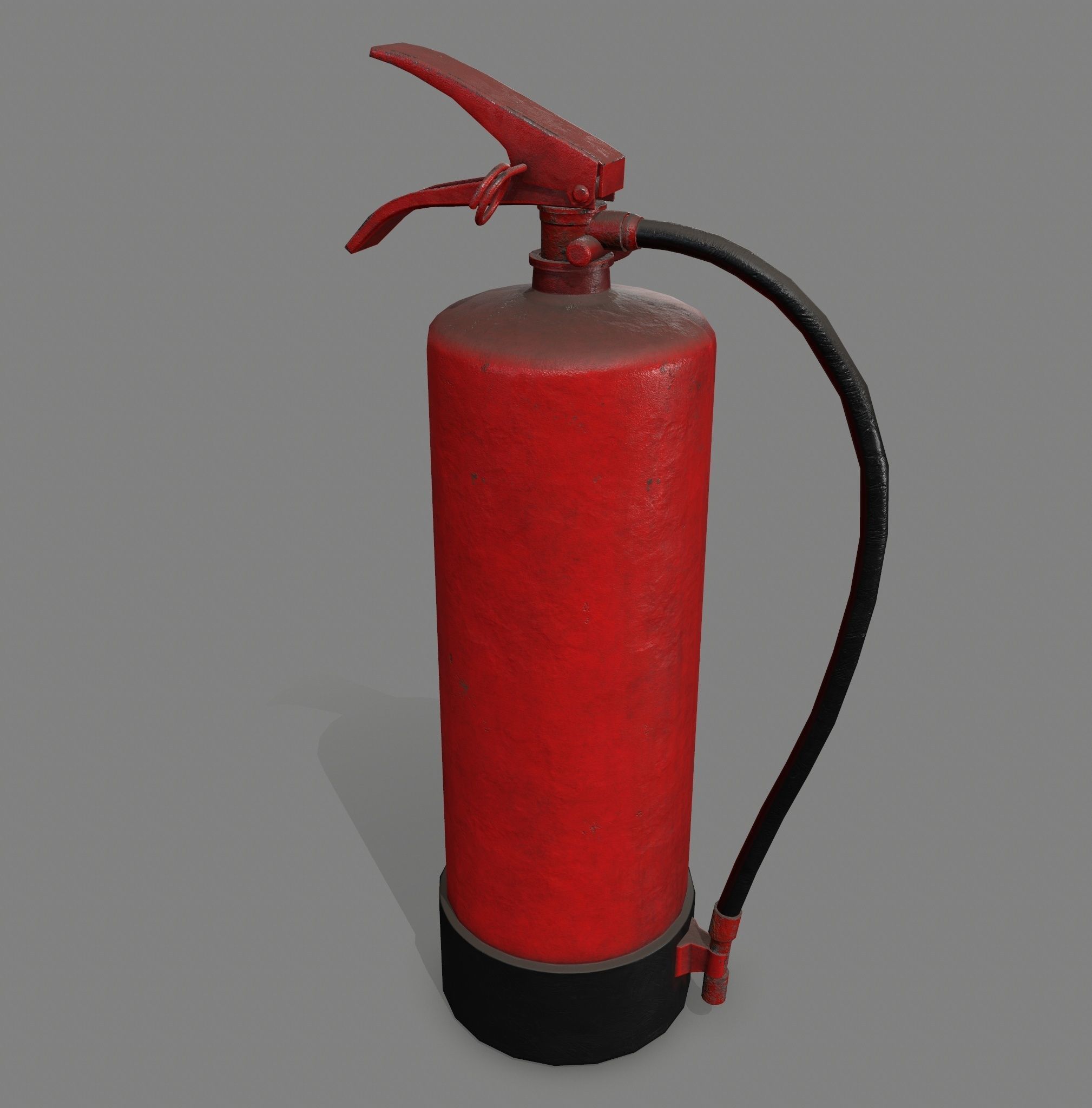fire extinguisher Low-poly 3D model_5