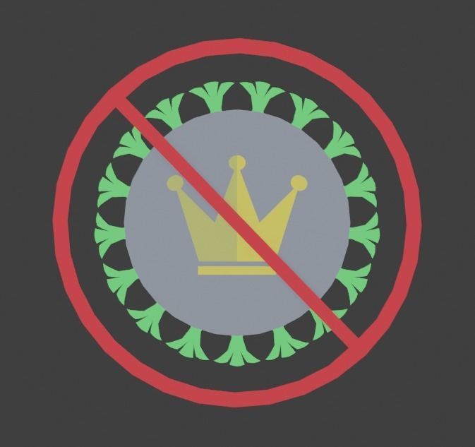 COVID-19 in 2D 3D print model_2