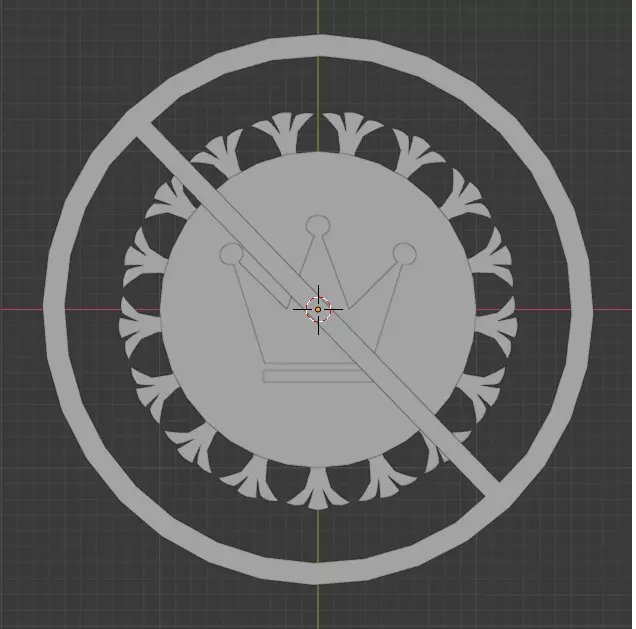 COVID-19 in 2D 3D print model_0