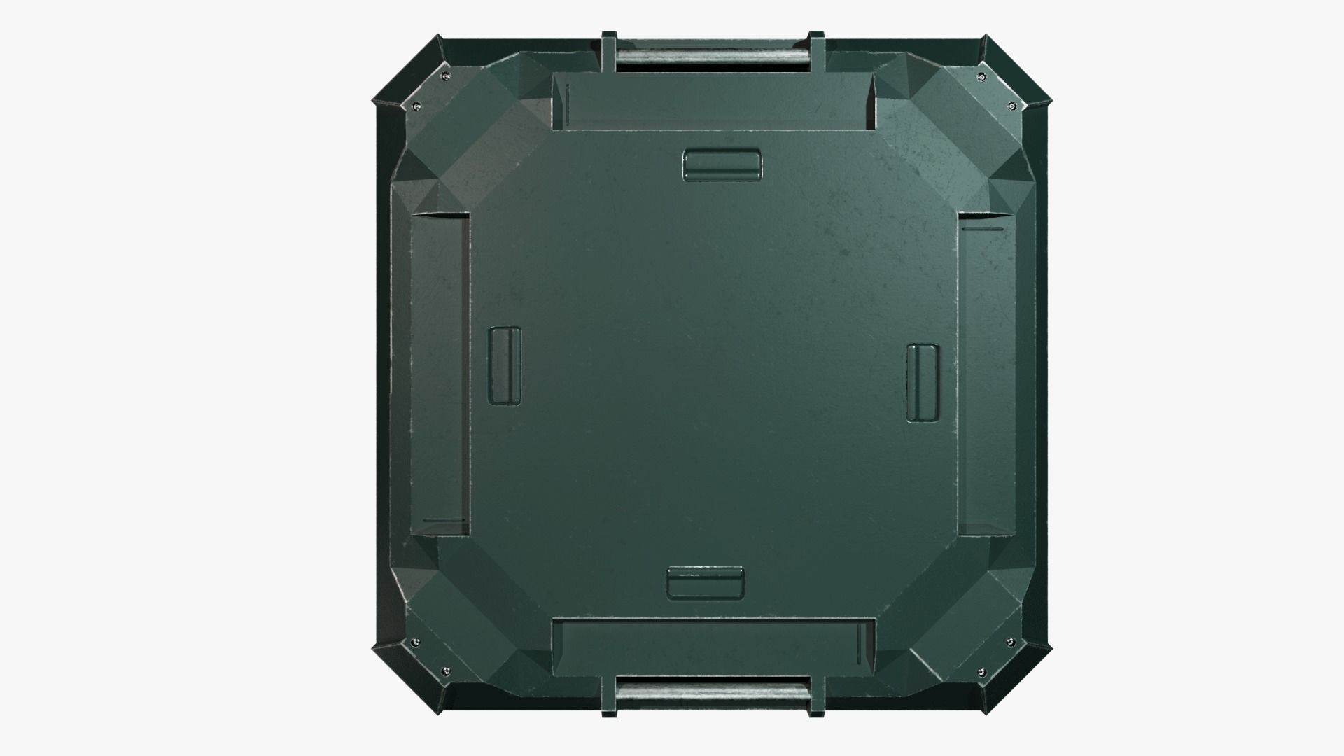 Sci-Fi Crate Low-poly 3D model_6