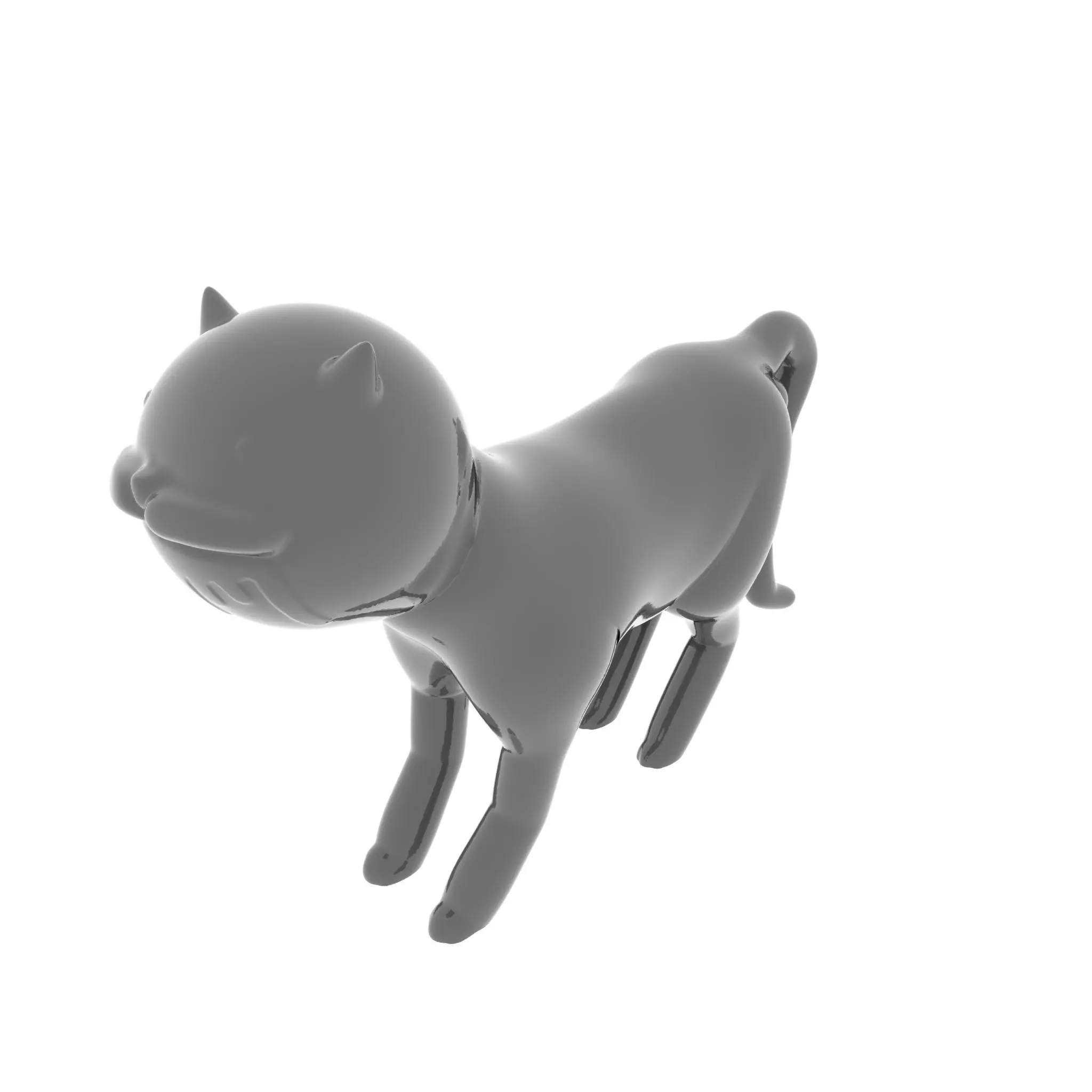Dumb Cat 3D print model_0
