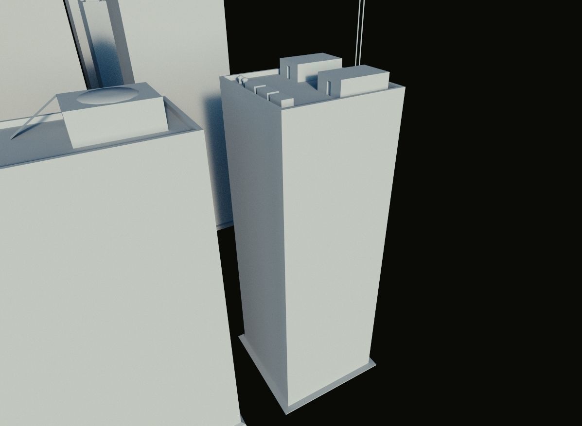 Quick City Building Pack low poly Free low-poly 3D model_2