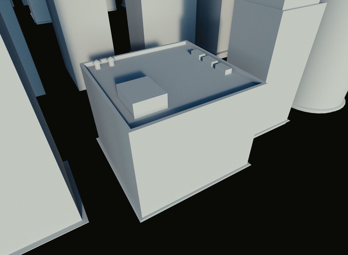 Quick City Building Pack low poly Free low-poly 3D model_4