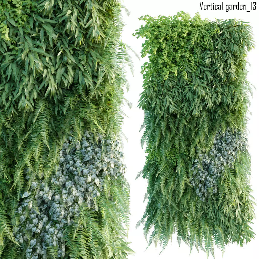Vertical garden 13 3D model_0