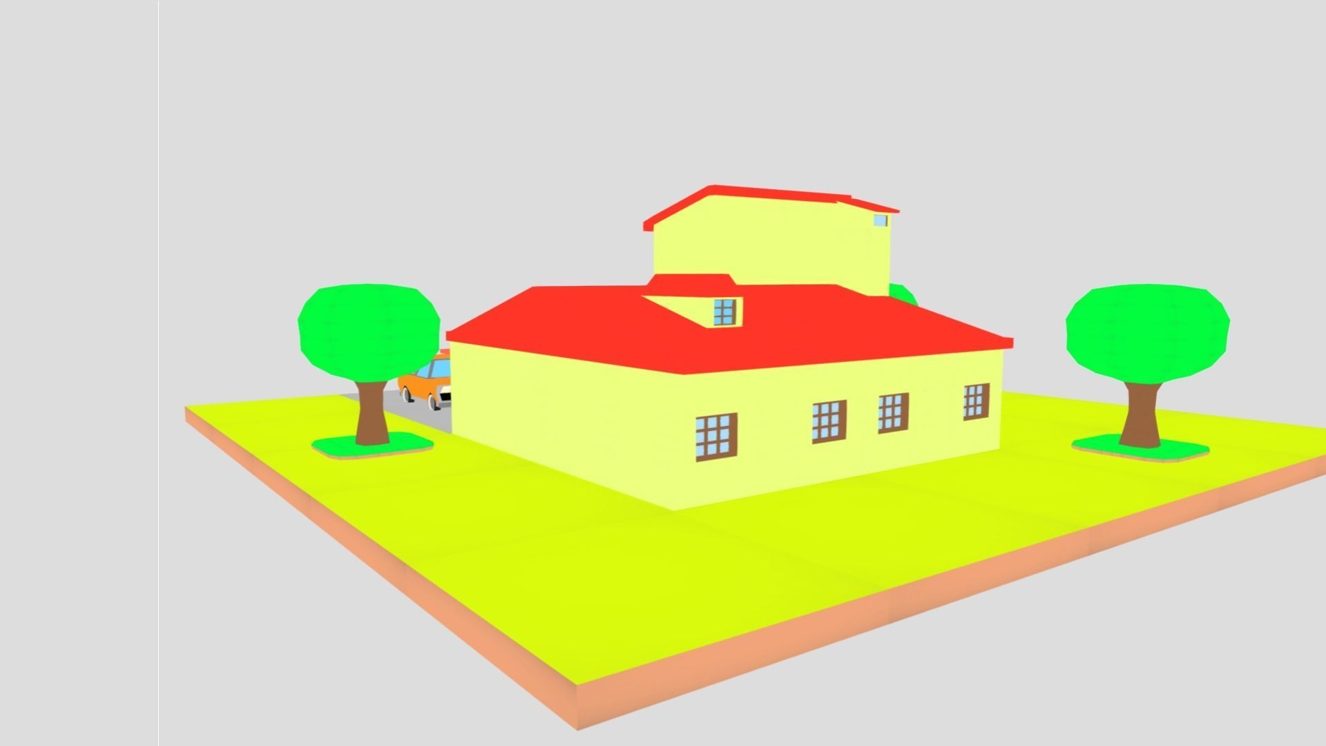 little toy house made with blocks Free 3D print model_10