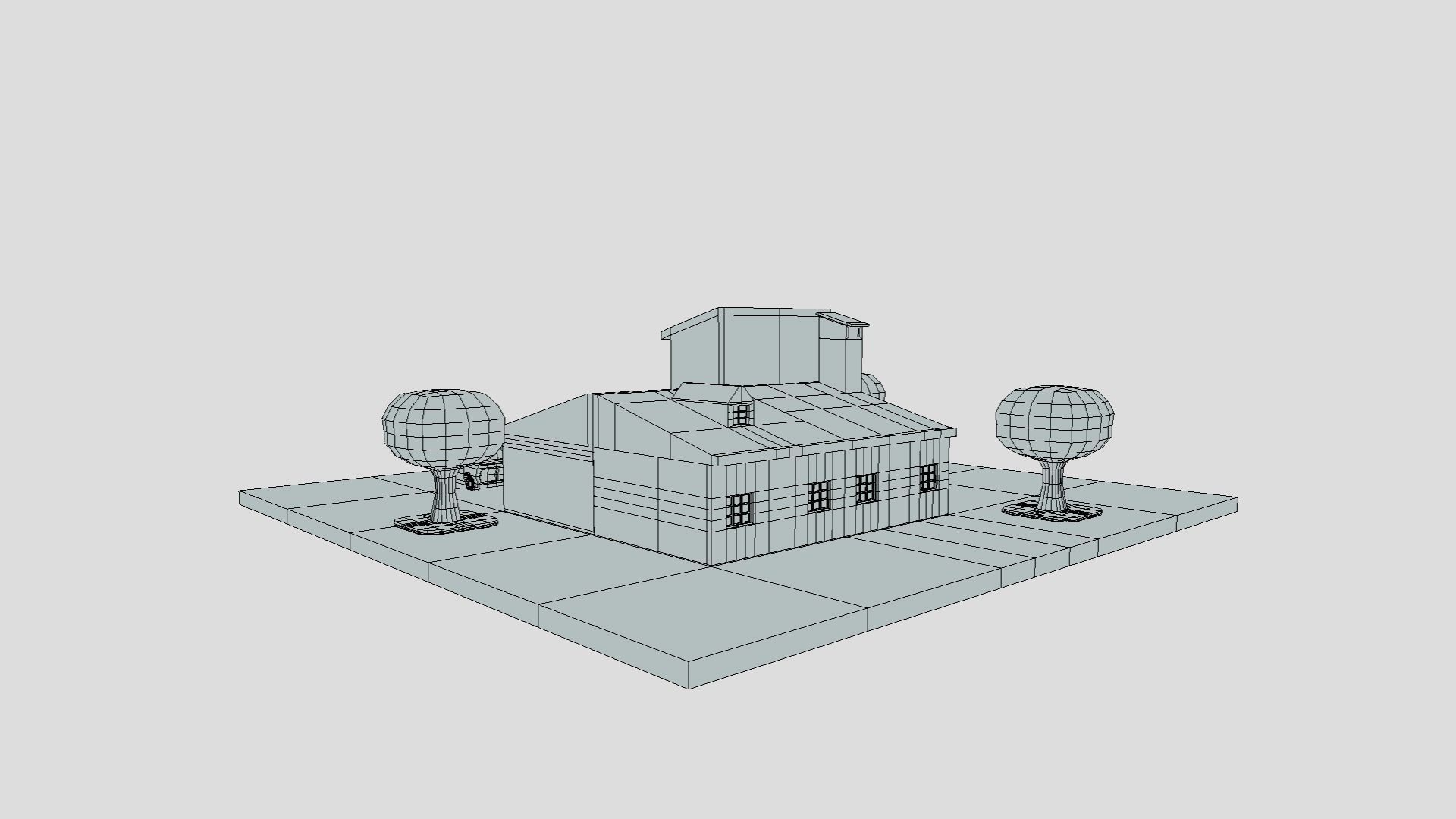 little toy house made with blocks Free 3D print model_12