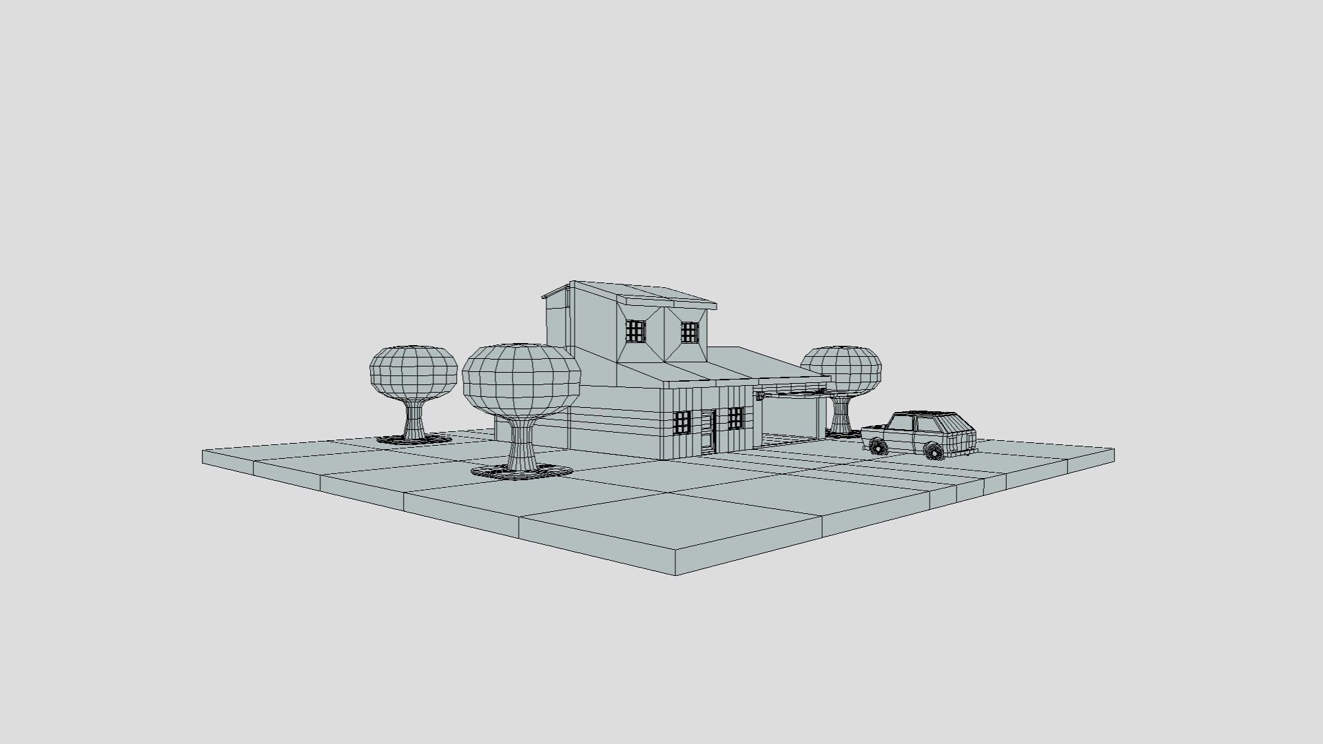 little toy house made with blocks Free 3D print model_15