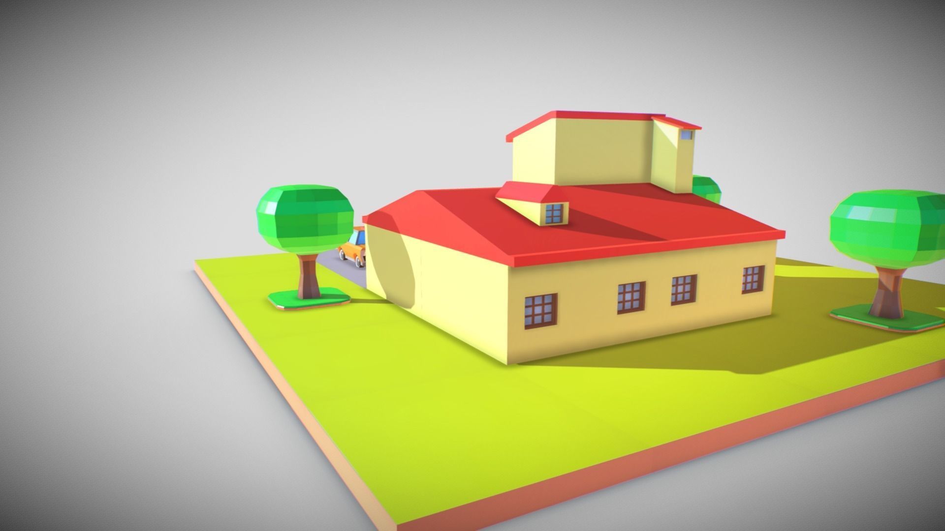 little toy house made with blocks Free 3D print model_5